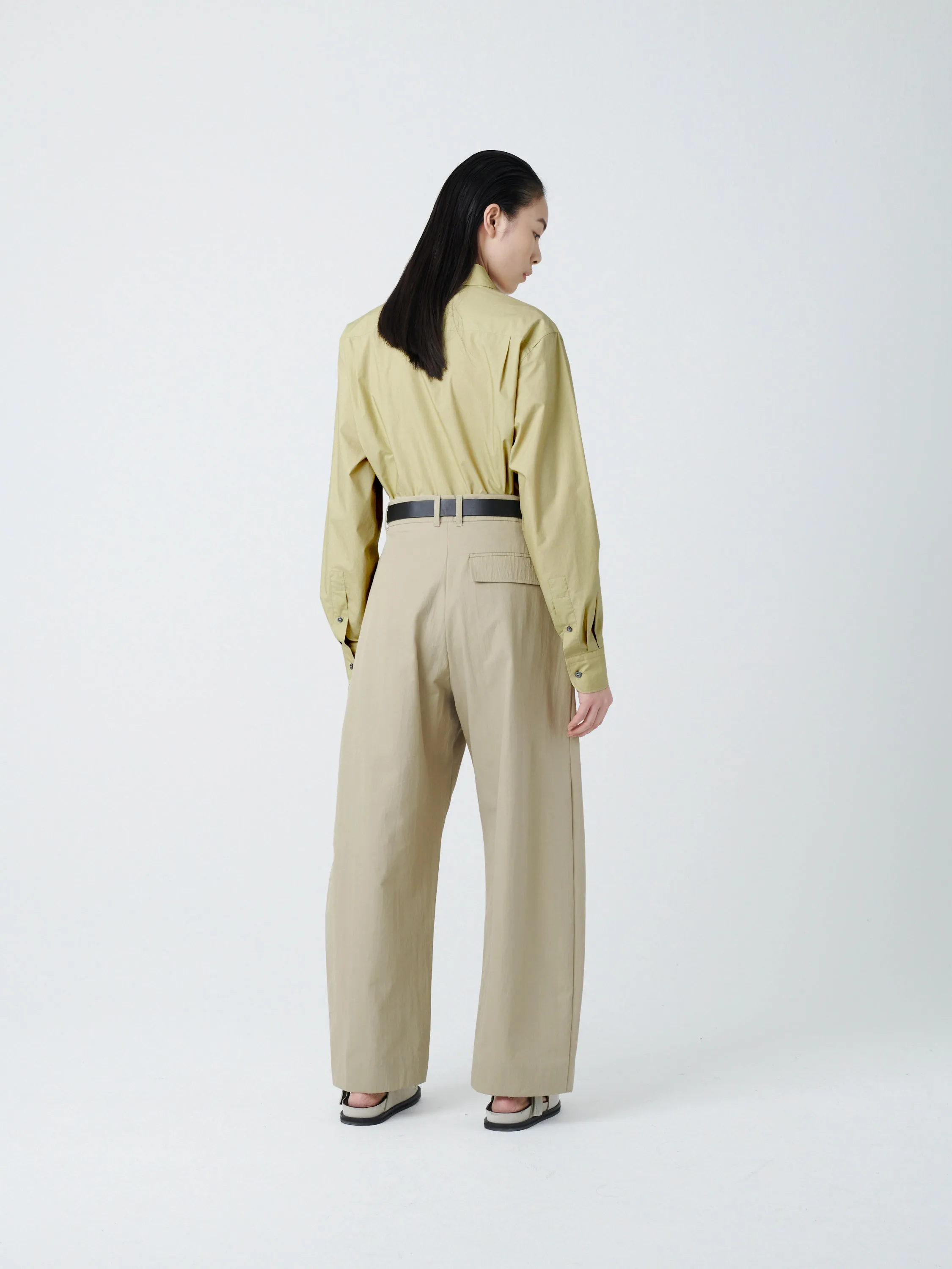 Bissett Shirt in Corn sold by Studio Nicholson product image thumbnail 3