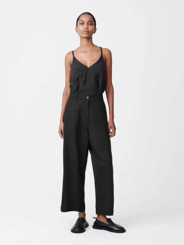 Chalco Basket Weave Pant in Black sold by Studio Nicholson