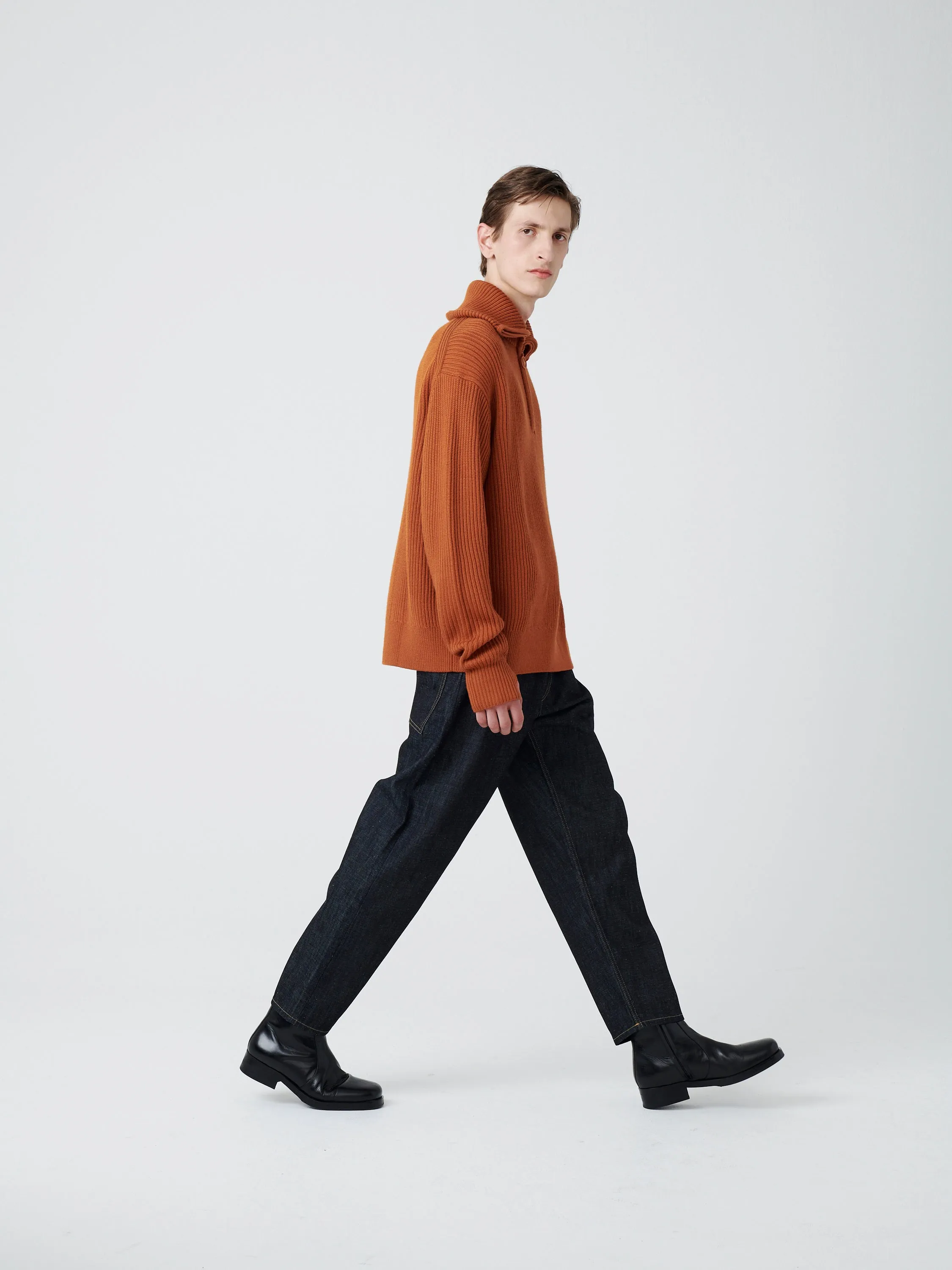 Bow Knit in Terracotta sold by Studio Nicholson product image thumbnail 4