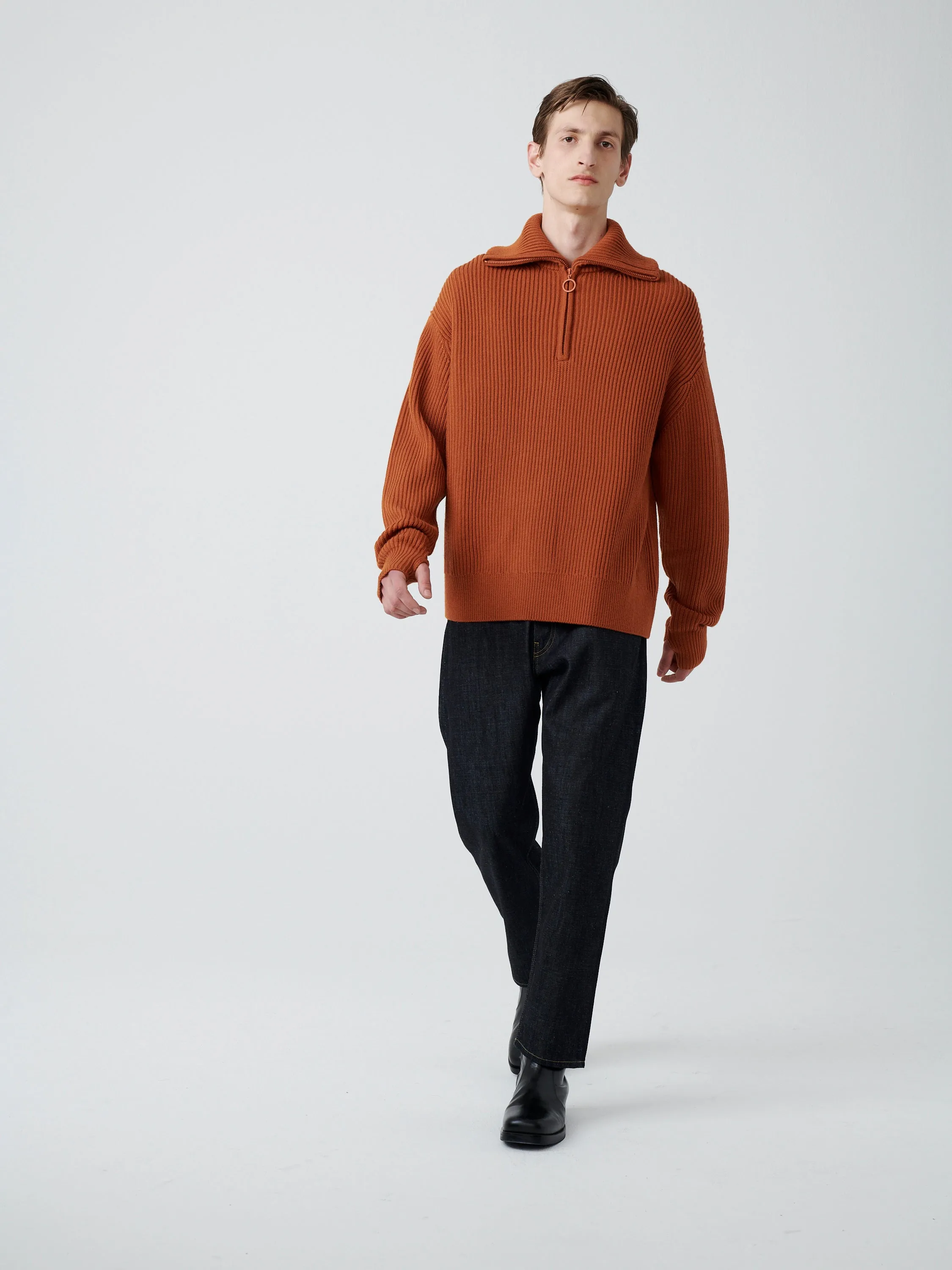Bow Knit in Terracotta sold by Studio Nicholson product image thumbnail 5