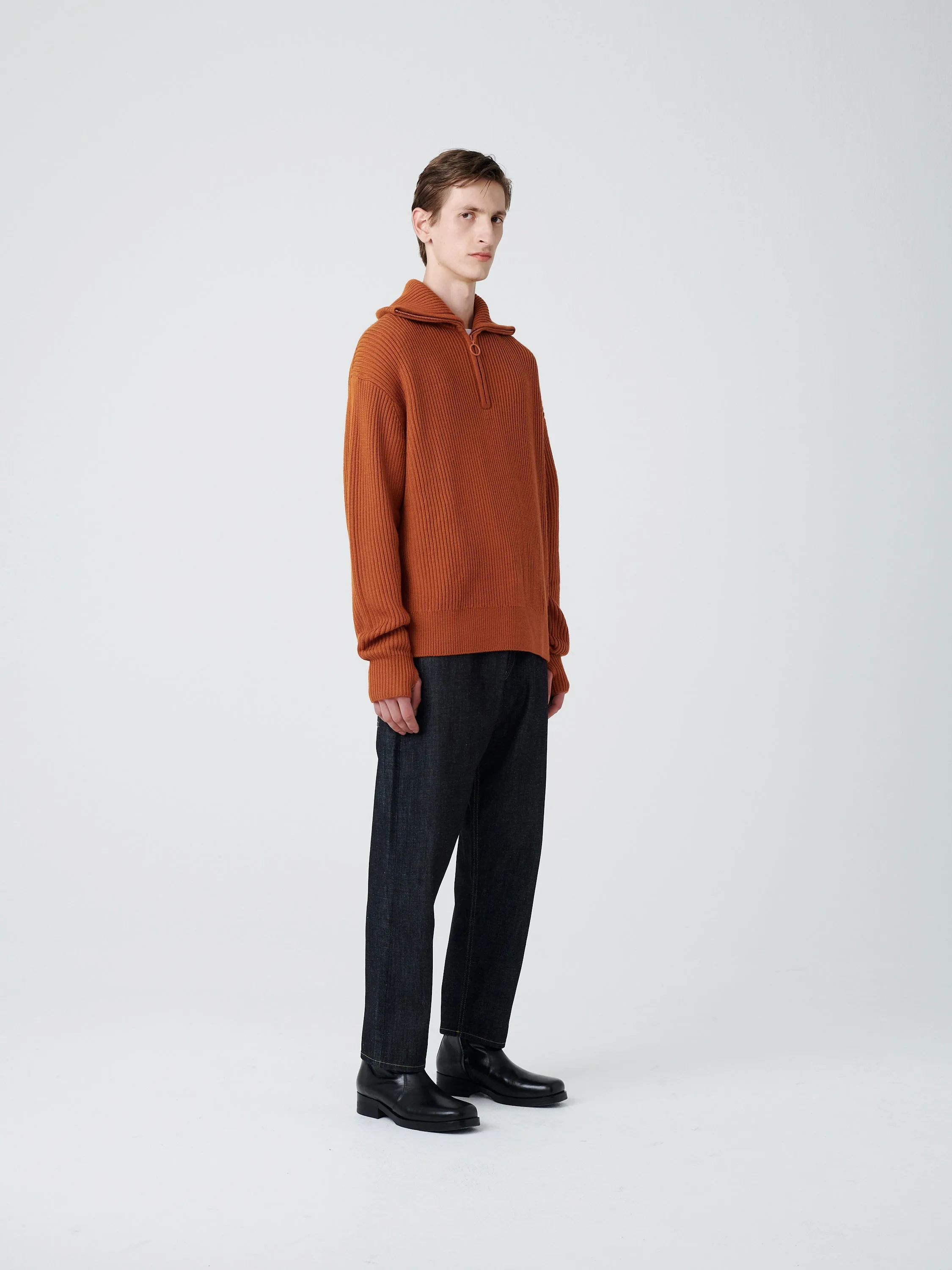 Bow Knit in Terracotta sold by Studio Nicholson product image thumbnail 2