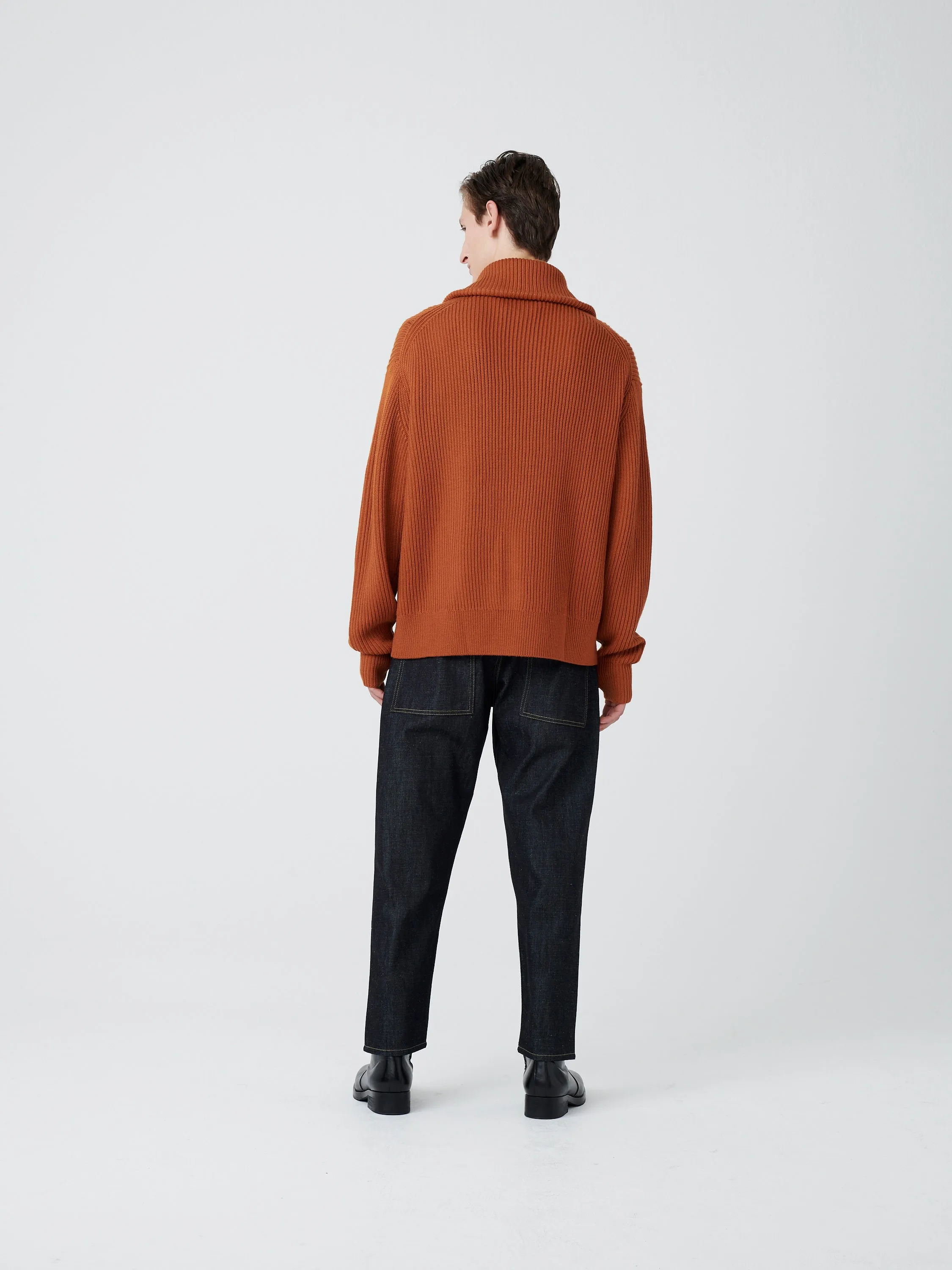 Bow Knit in Terracotta sold by Studio Nicholson product image thumbnail 3