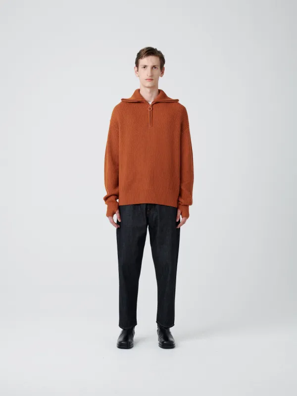 Bow Knit in Terracotta made by Studio Nicholson