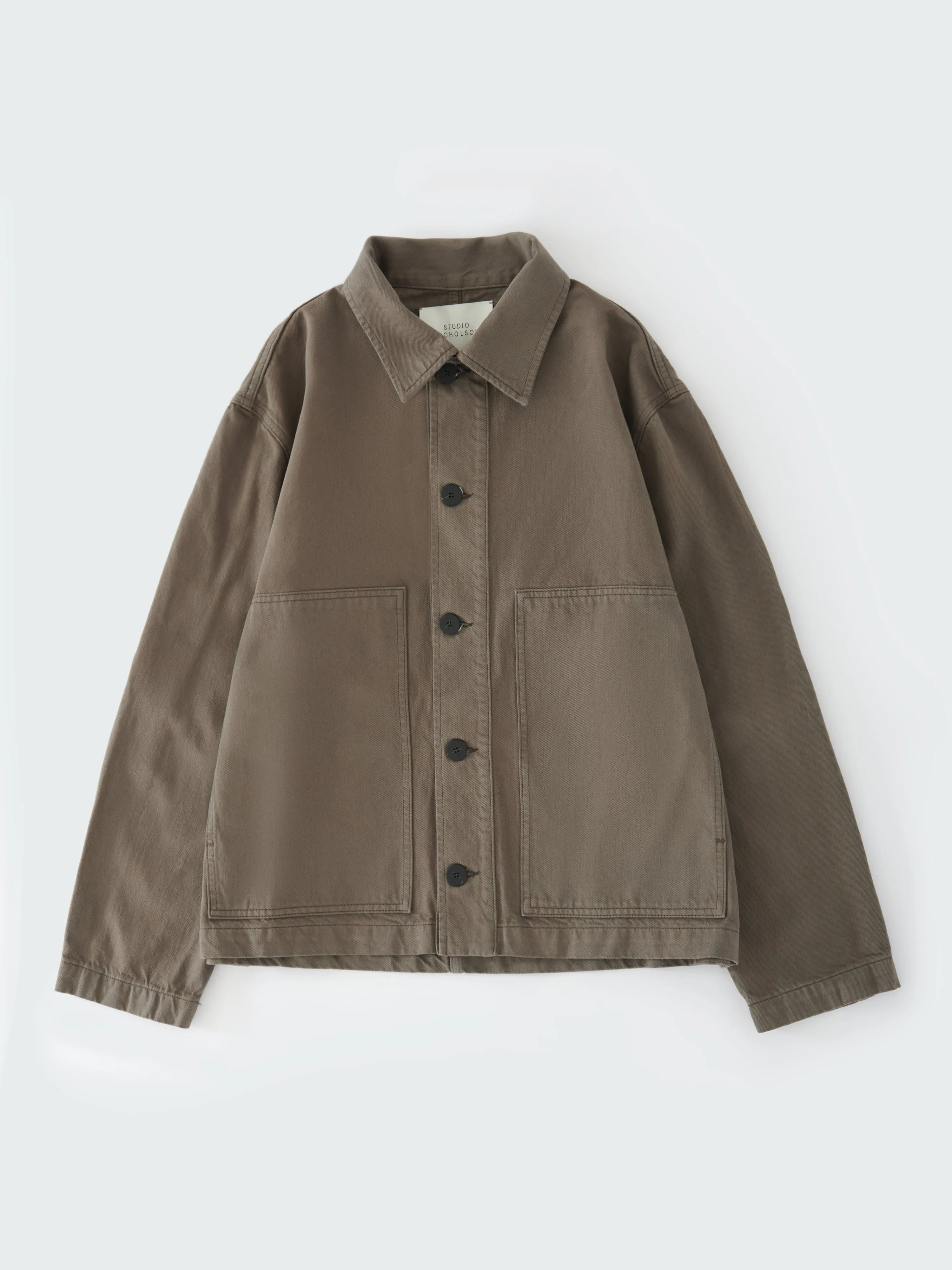 Graph Denim Jacket in Fossil sold by Studio Nicholson product image thumbnail 4