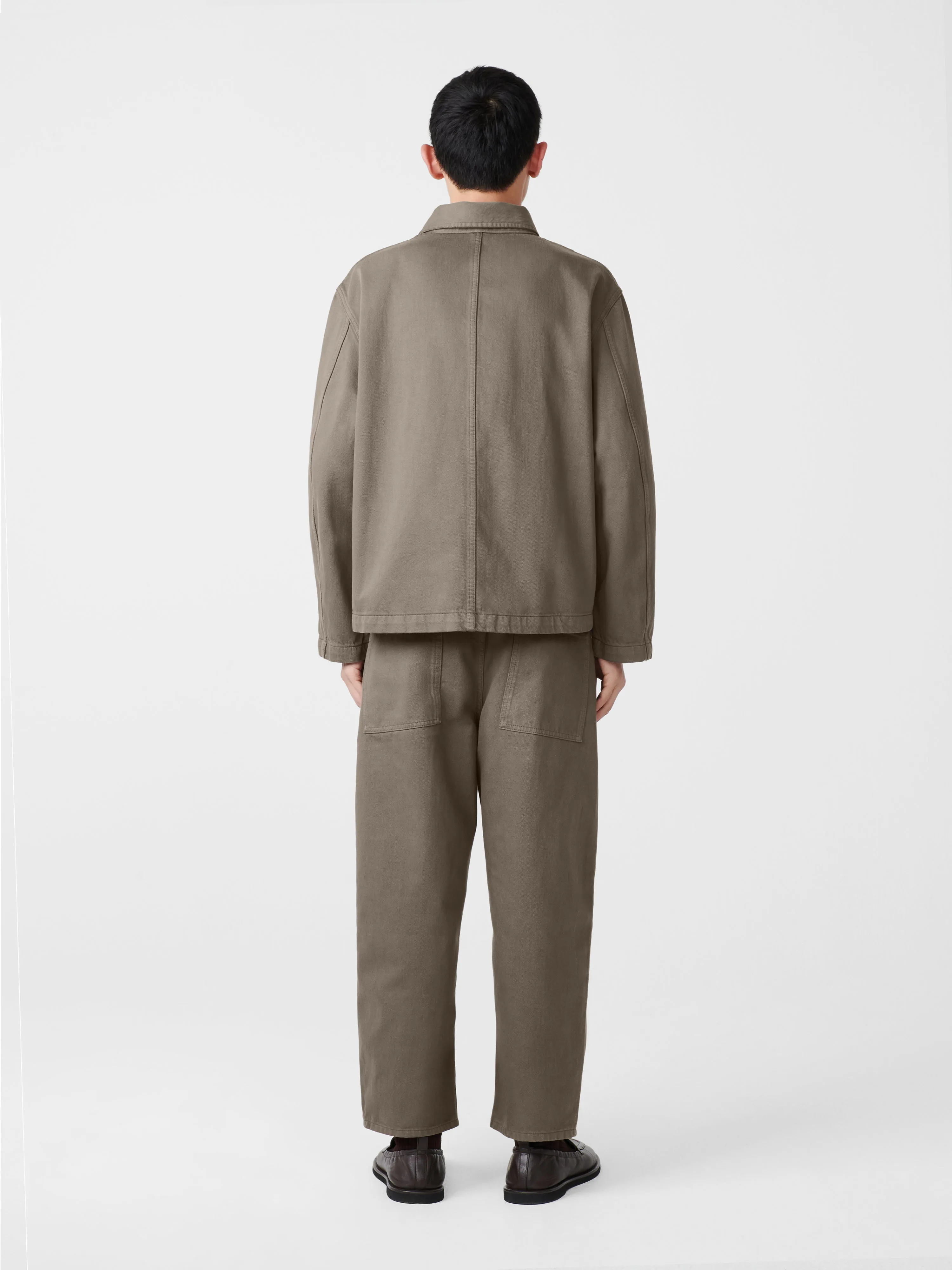 Graph Denim Jacket in Fossil sold by Studio Nicholson product image thumbnail 3