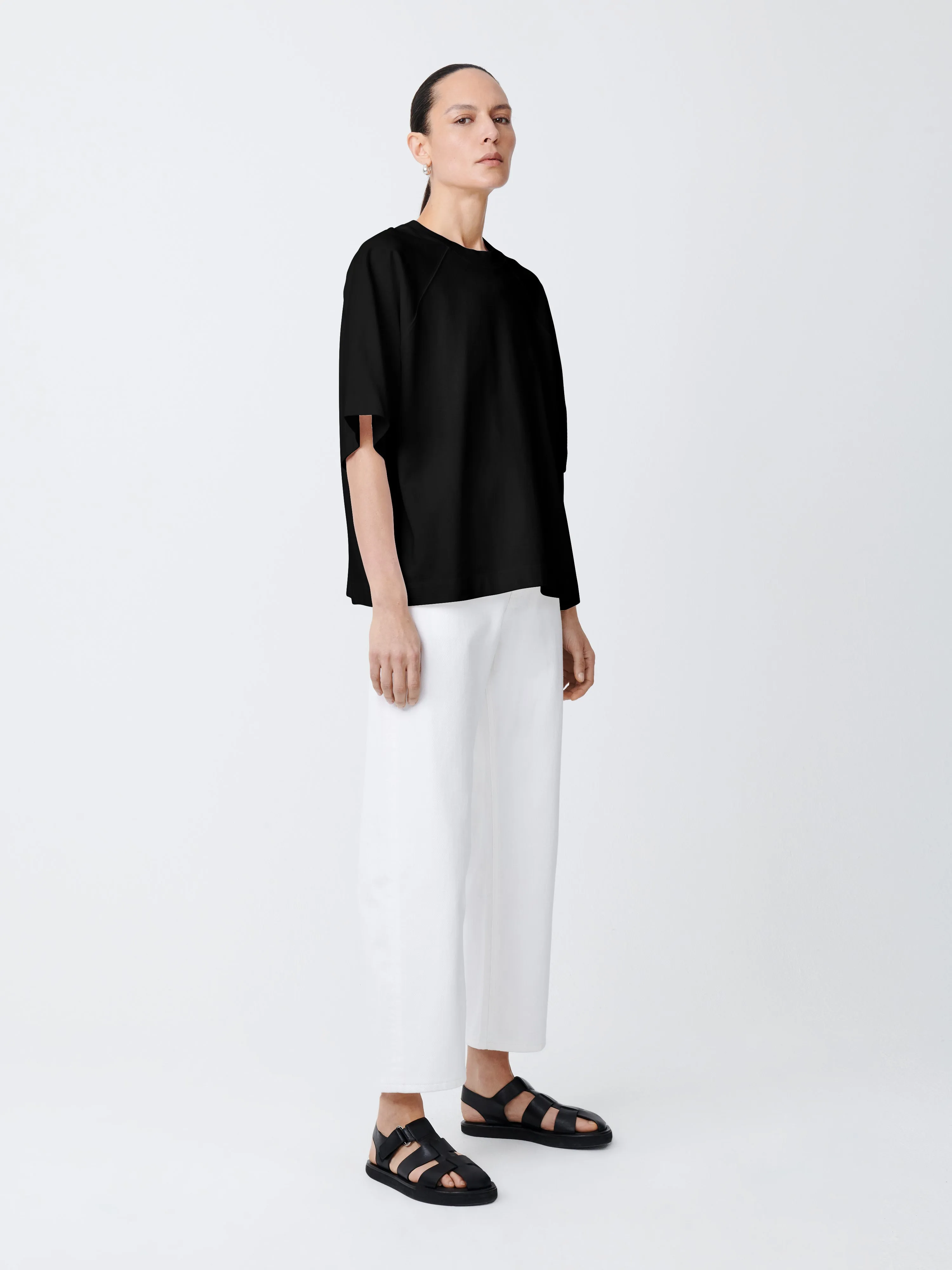 Nelson T-Shirt in Black sold by Studio Nicholson product image thumbnail 2