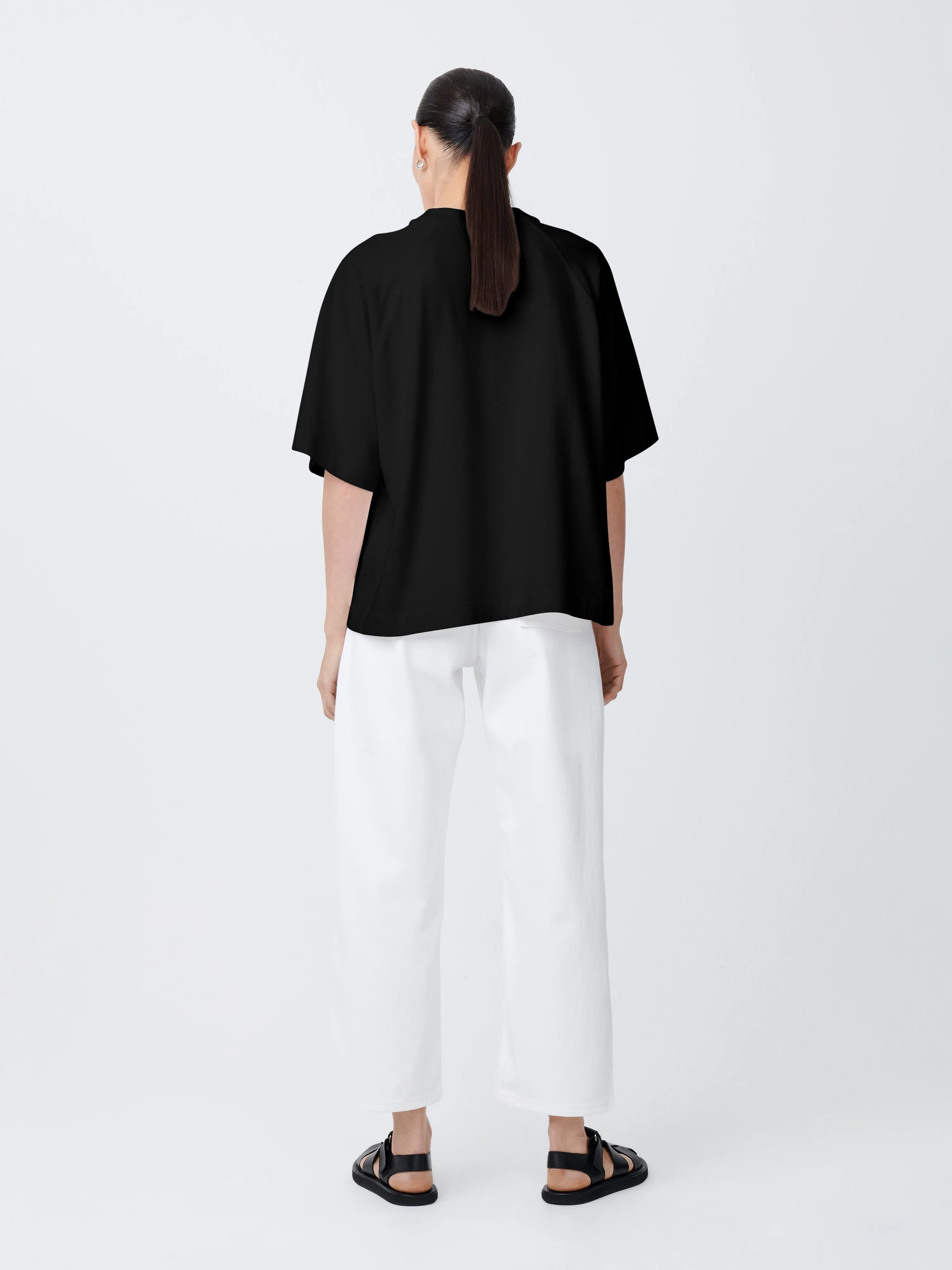 Nelson T-Shirt in Black sold by Studio Nicholson product image thumbnail 3