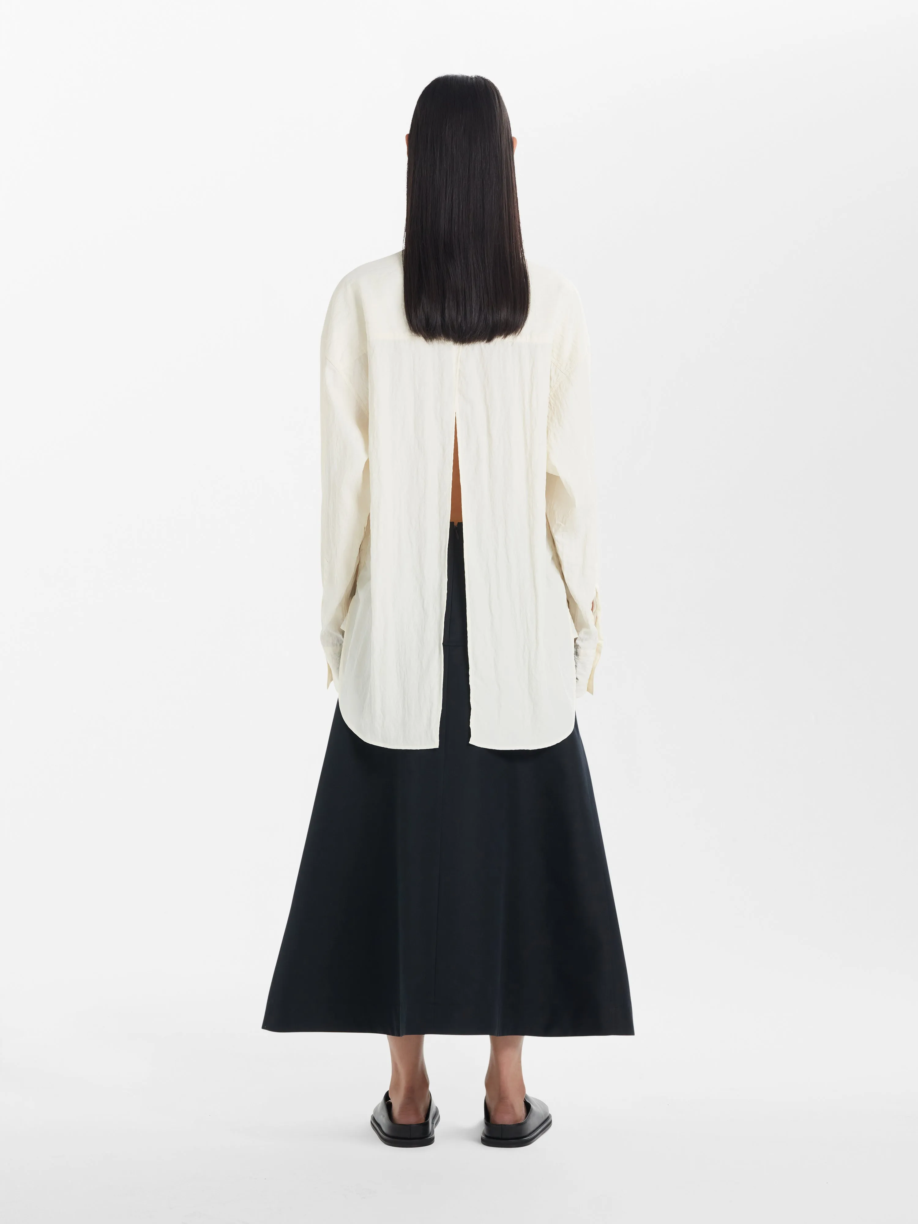 Valle Shirt in Parchment sold by Studio Nicholson product image thumbnail 3