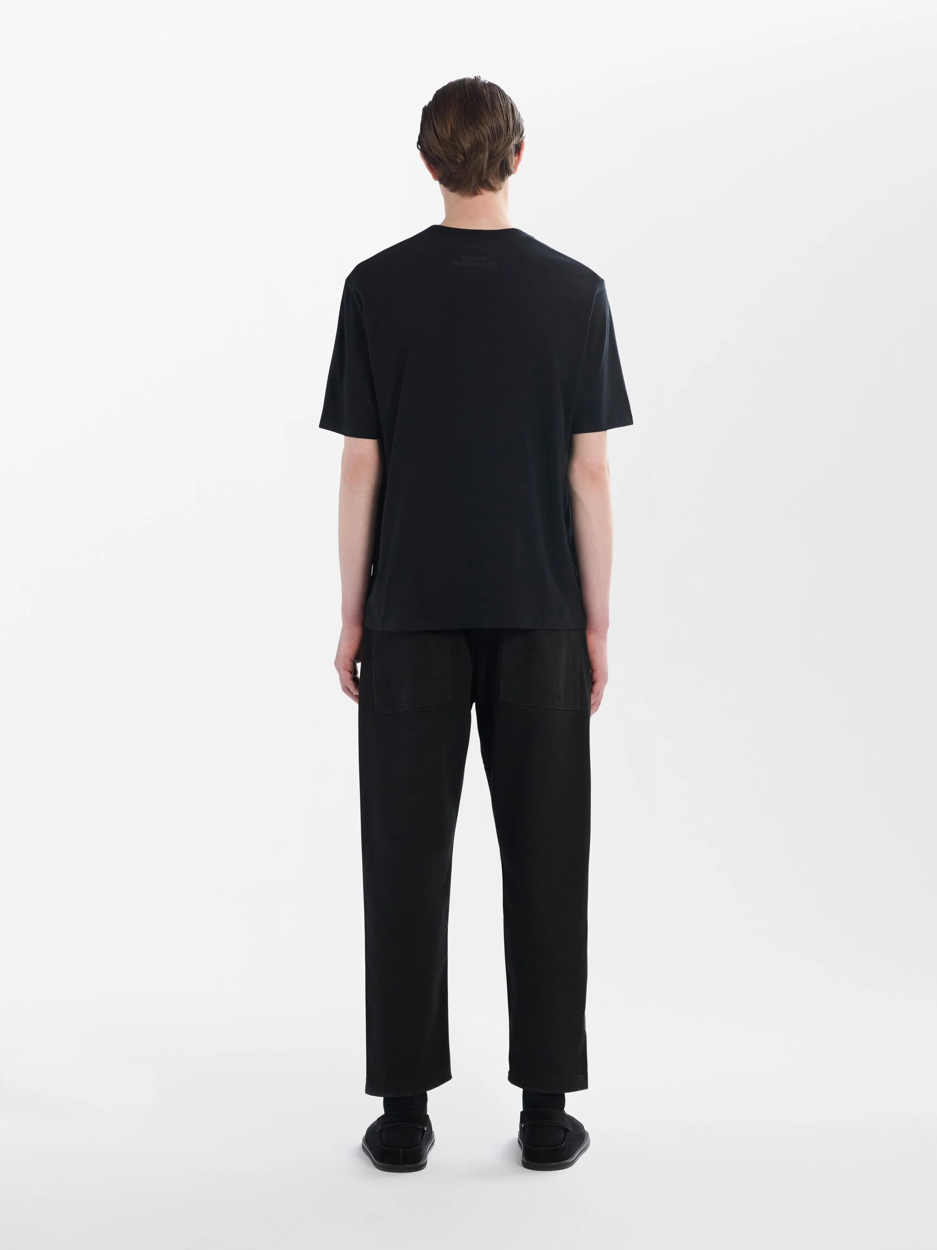 Bric T-Shirt in Black sold by Studio Nicholson product image thumbnail 3