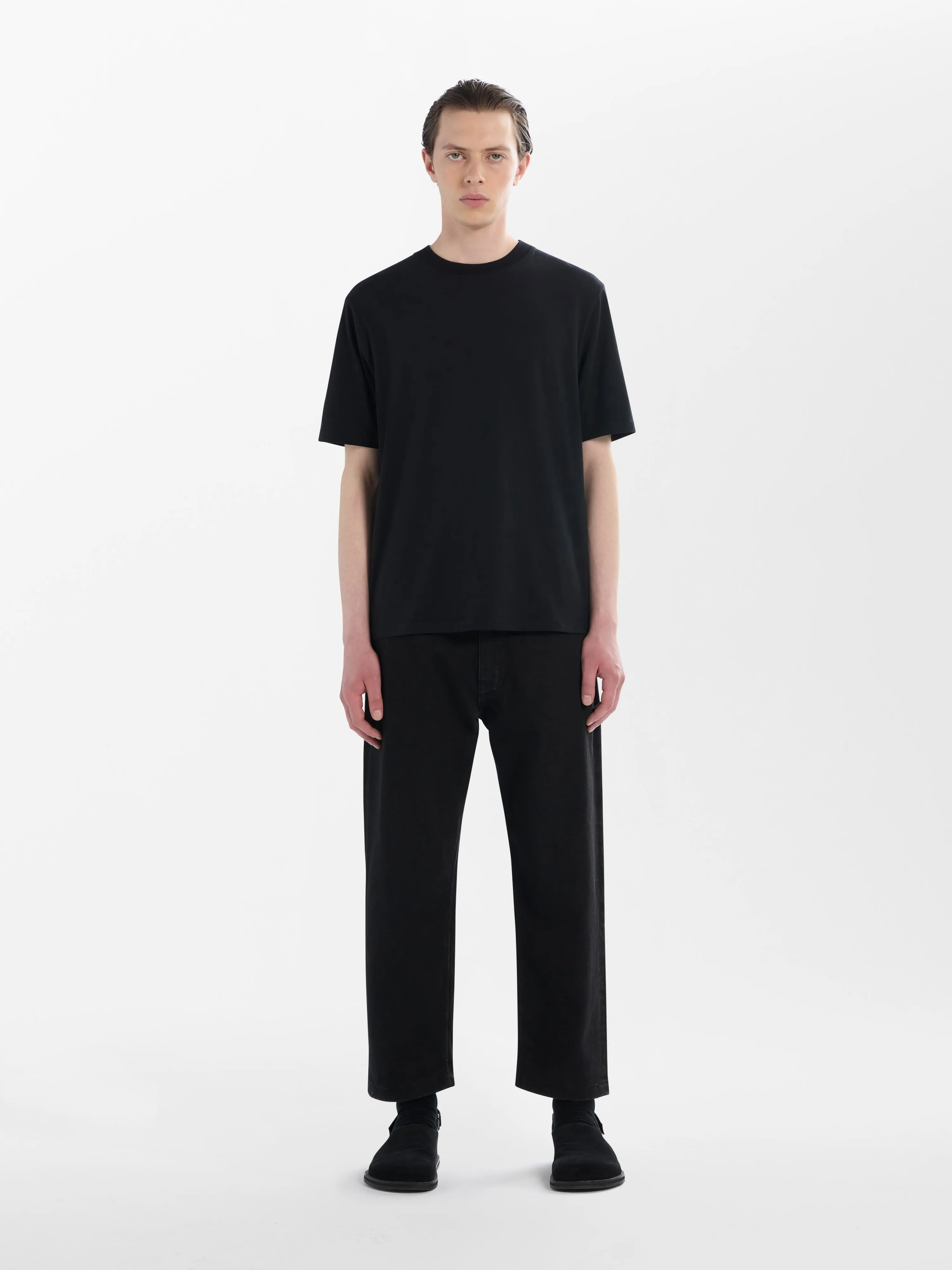 Bric T-Shirt in Black sold by Studio Nicholson