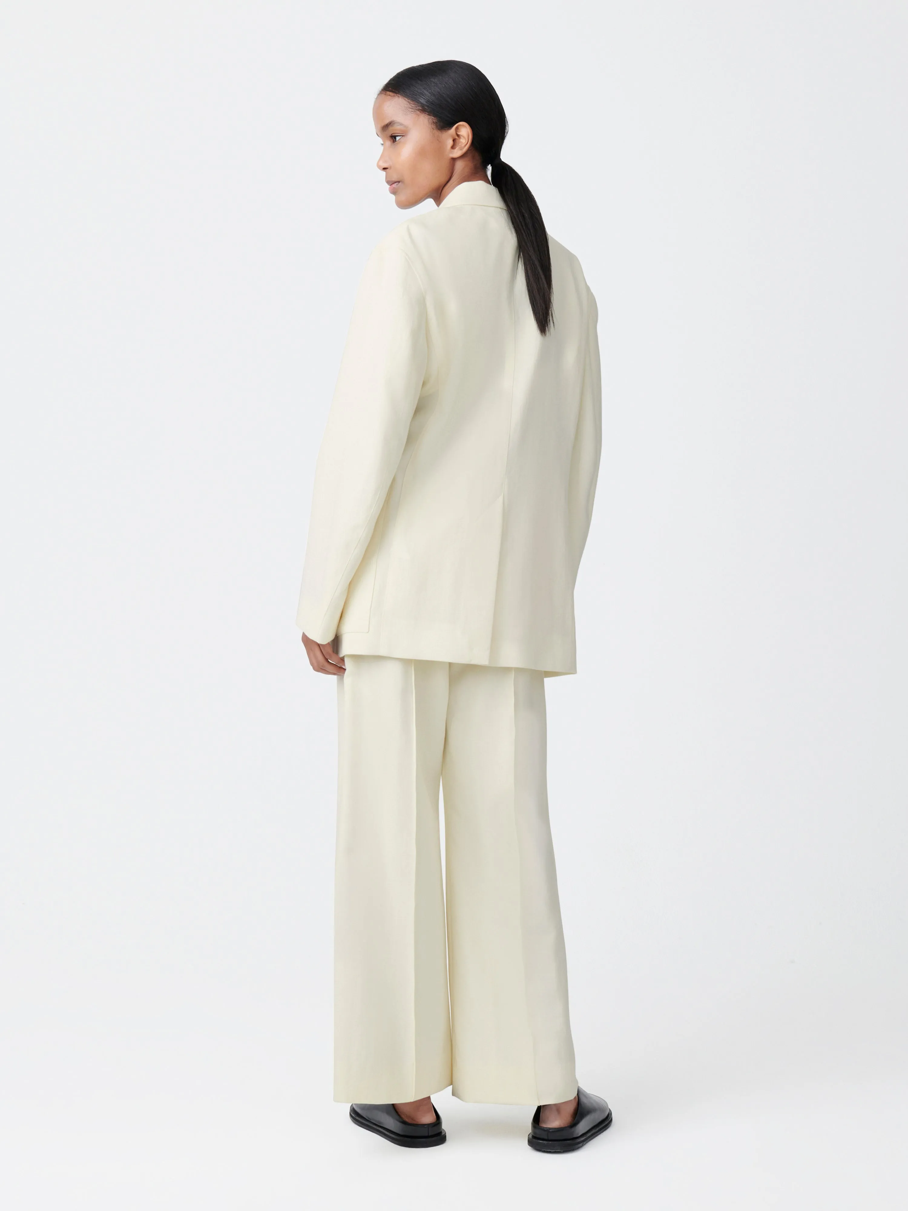 Sydney Pant in Parchment sold by Studio Nicholson product image thumbnail 3