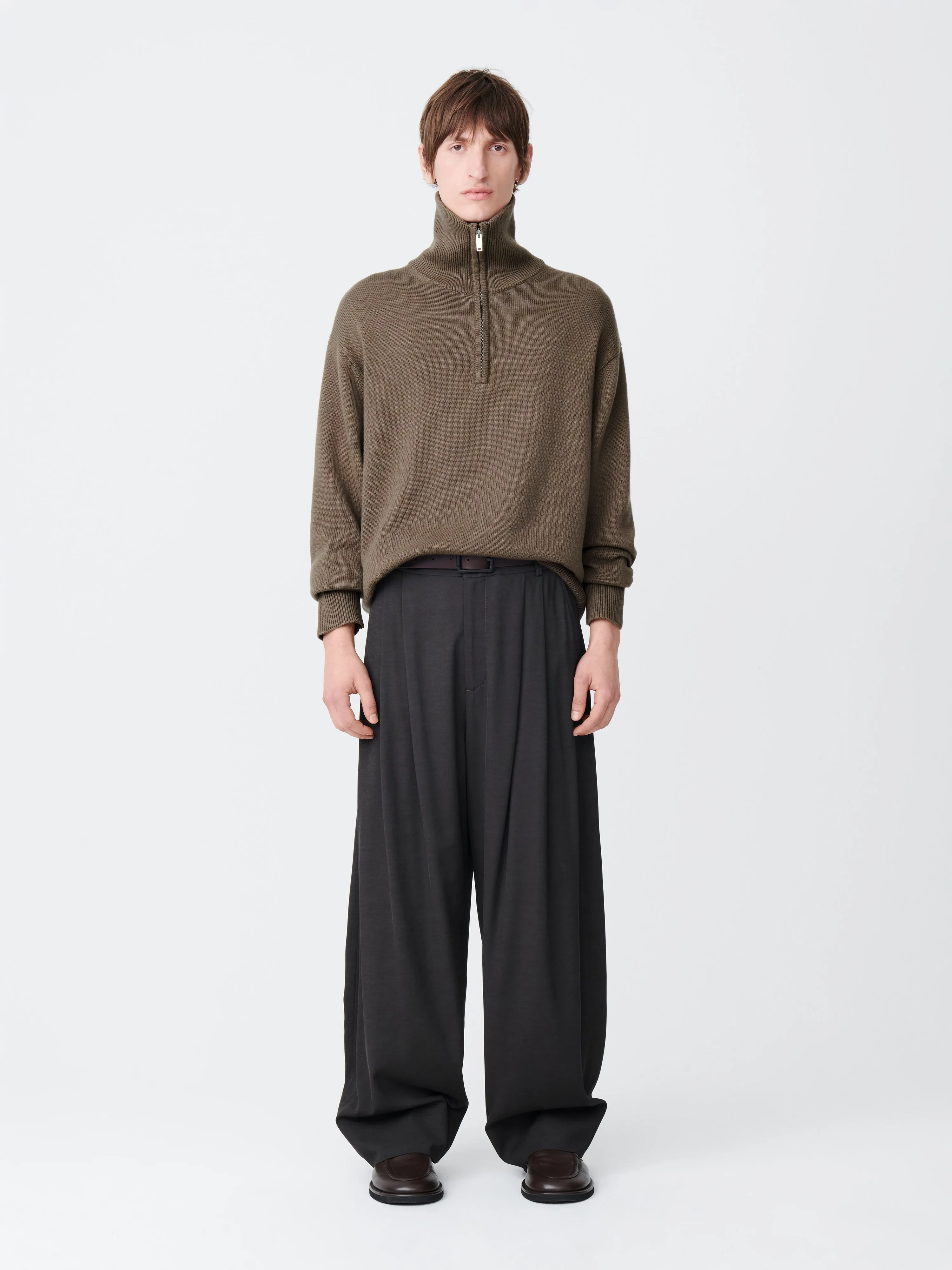 Nemo Pant in Asphalt sold by Studio Nicholson