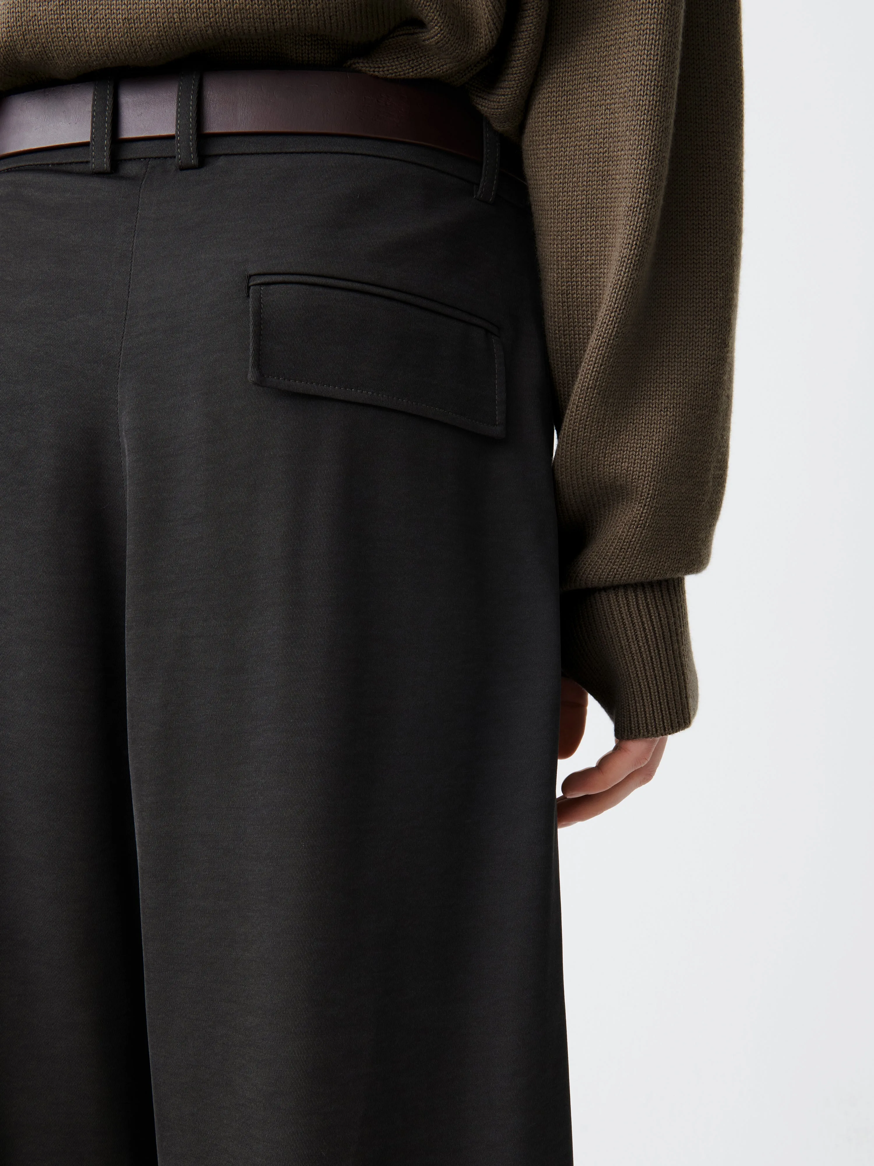 Nemo Pant in Asphalt sold by Studio Nicholson product image thumbnail 5