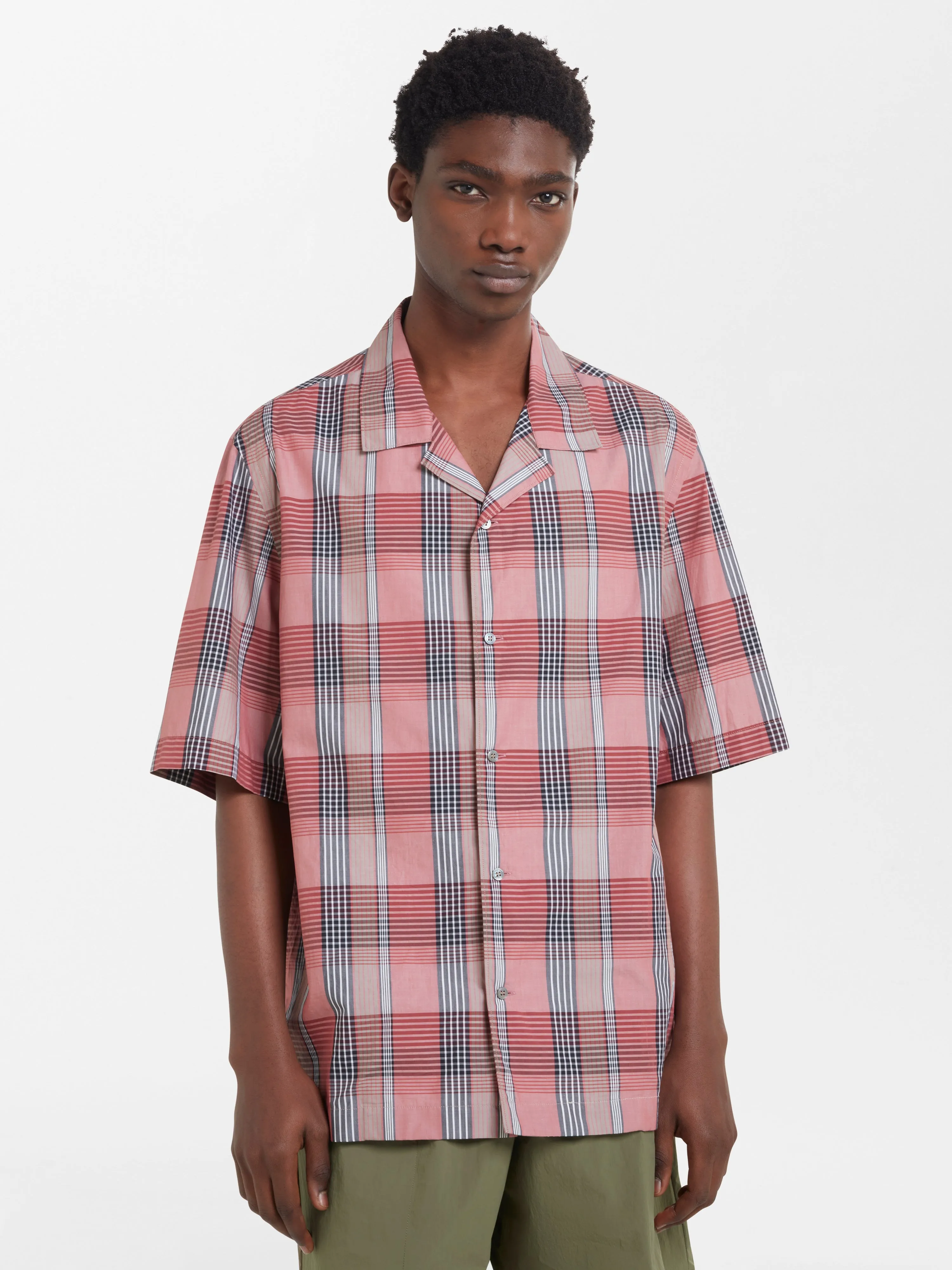 Archer Shirt in Madras Check sold by Studio Nicholson