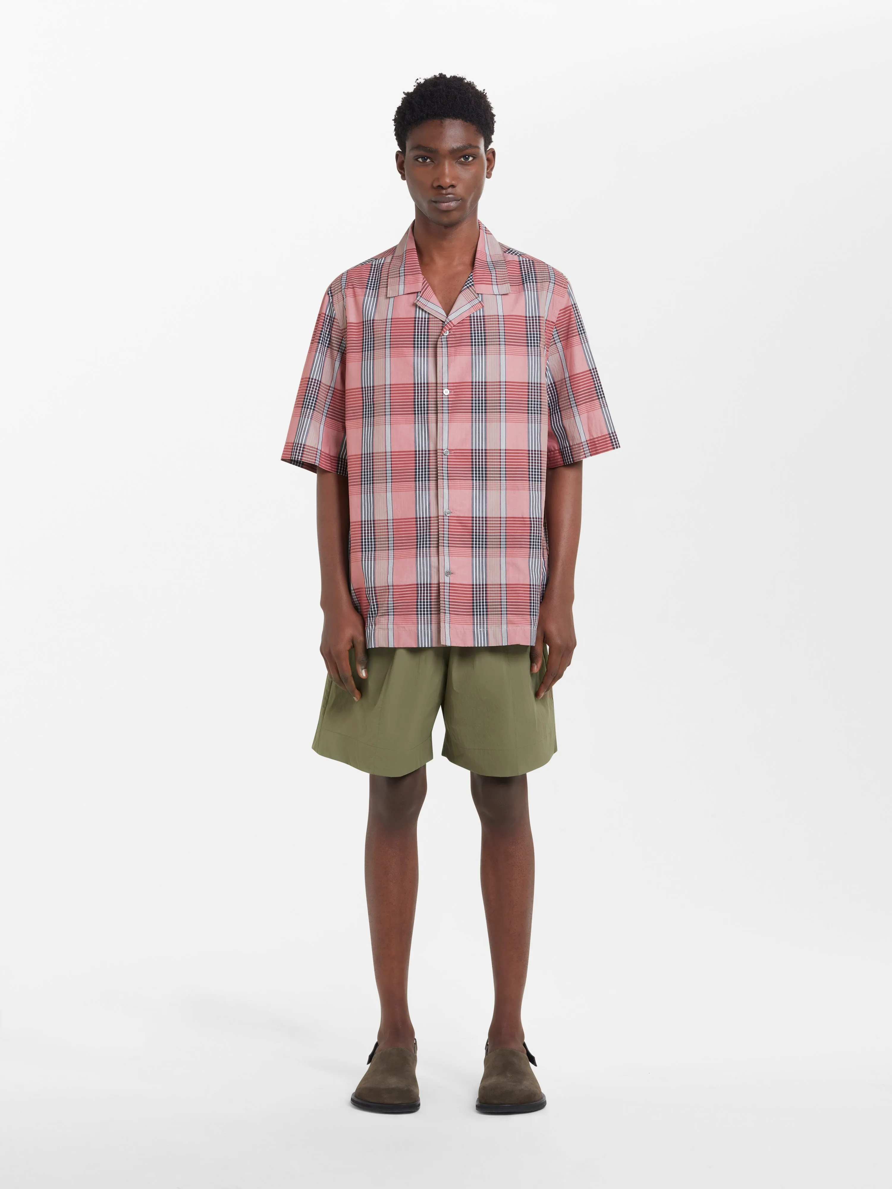 Archer Shirt in Madras Check sold by Studio Nicholson product image thumbnail 2