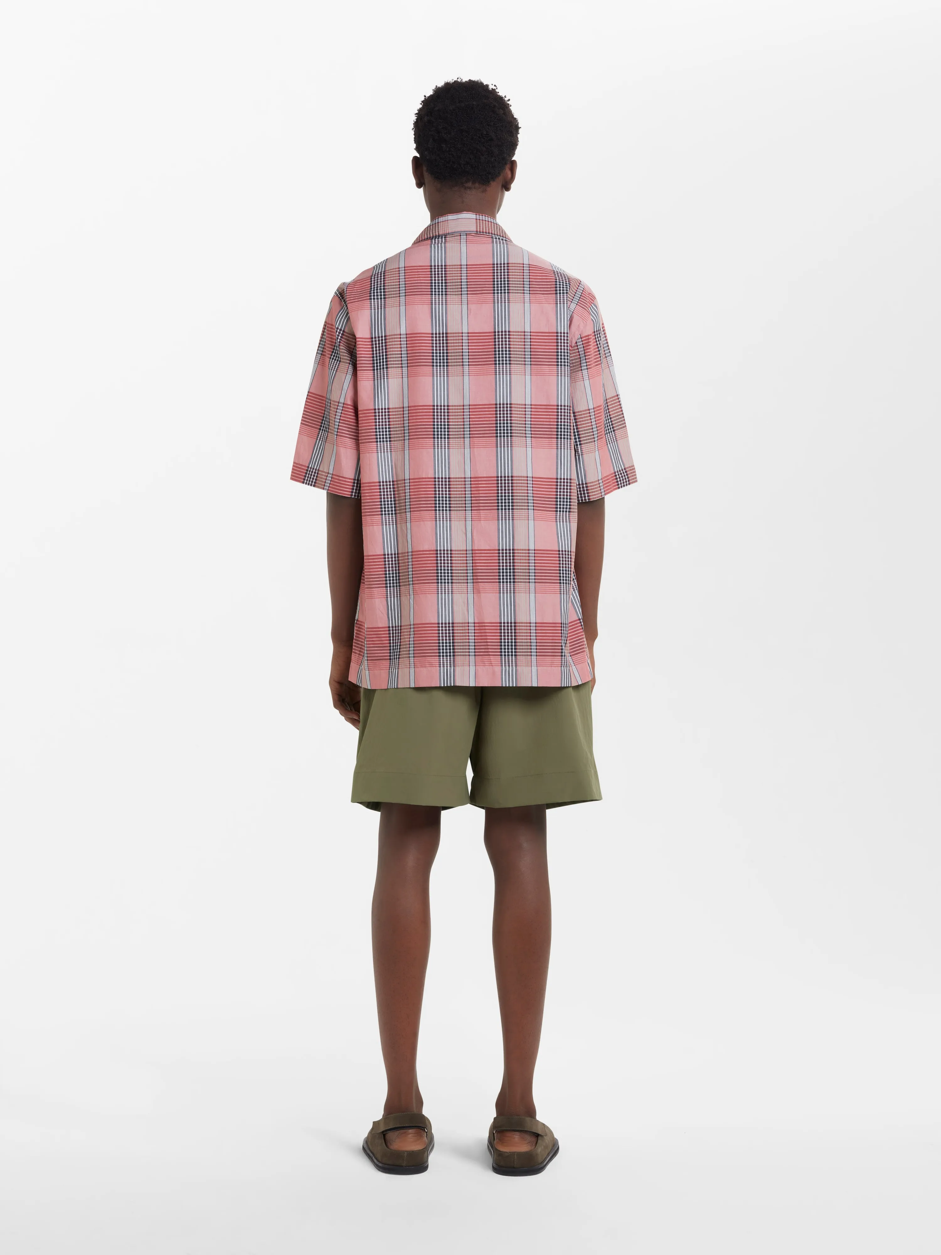 Archer Shirt in Madras Check sold by Studio Nicholson product image thumbnail 4