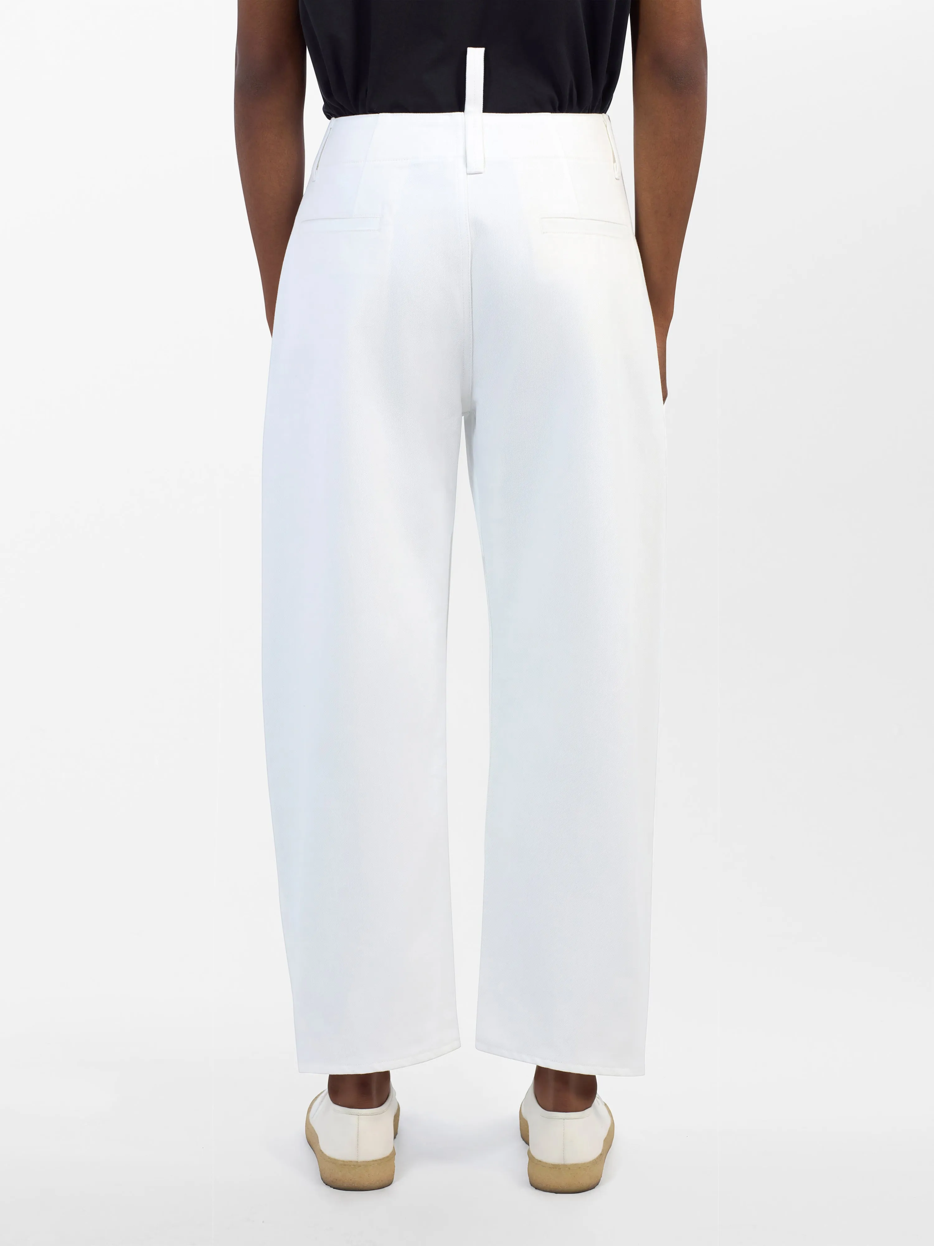 STUDIO NICHOLSON｜JEANS (AKERMAN DENIM PANT OPTIC WHITE Studio Nicholson Akerman Jeans In Optic White - 42% Off