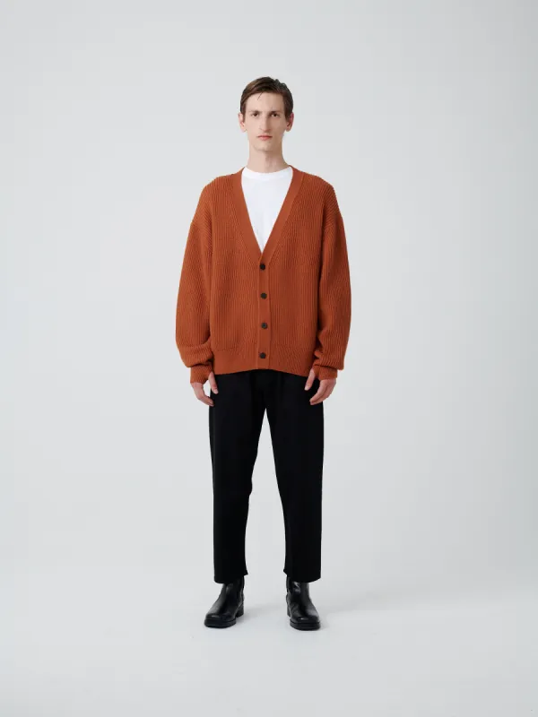 Visso Knit in Terracotta sold by Studio Nicholson
