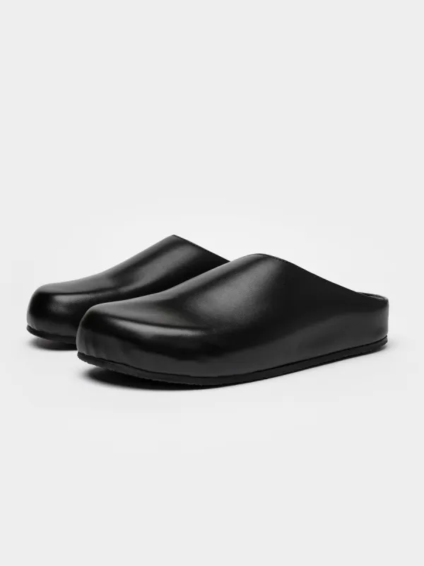 Women's Wearing Clog in Black sold by Studio Nicholson