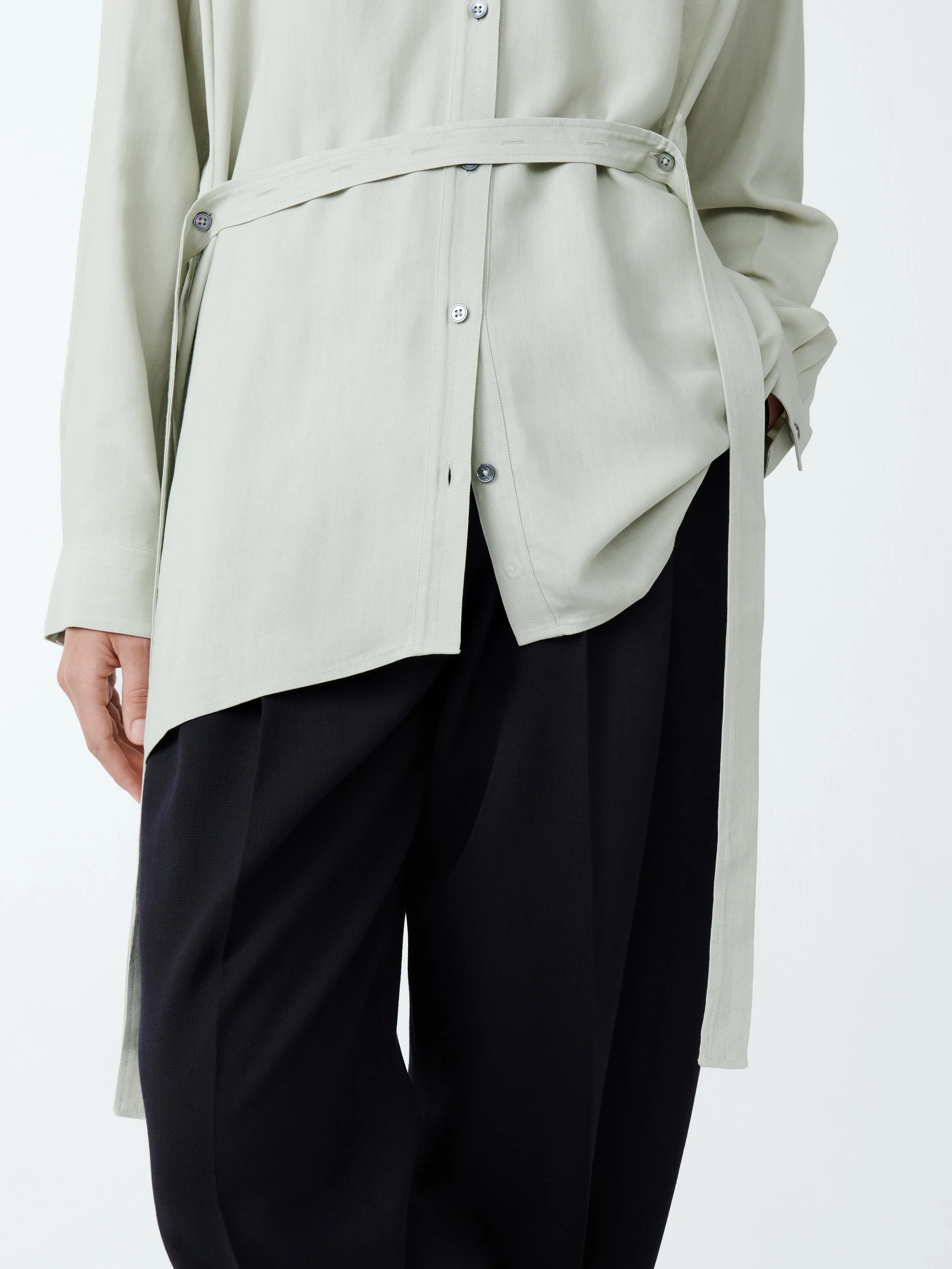 Lane Shirt in Dove sold by Studio Nicholson product image thumbnail 5