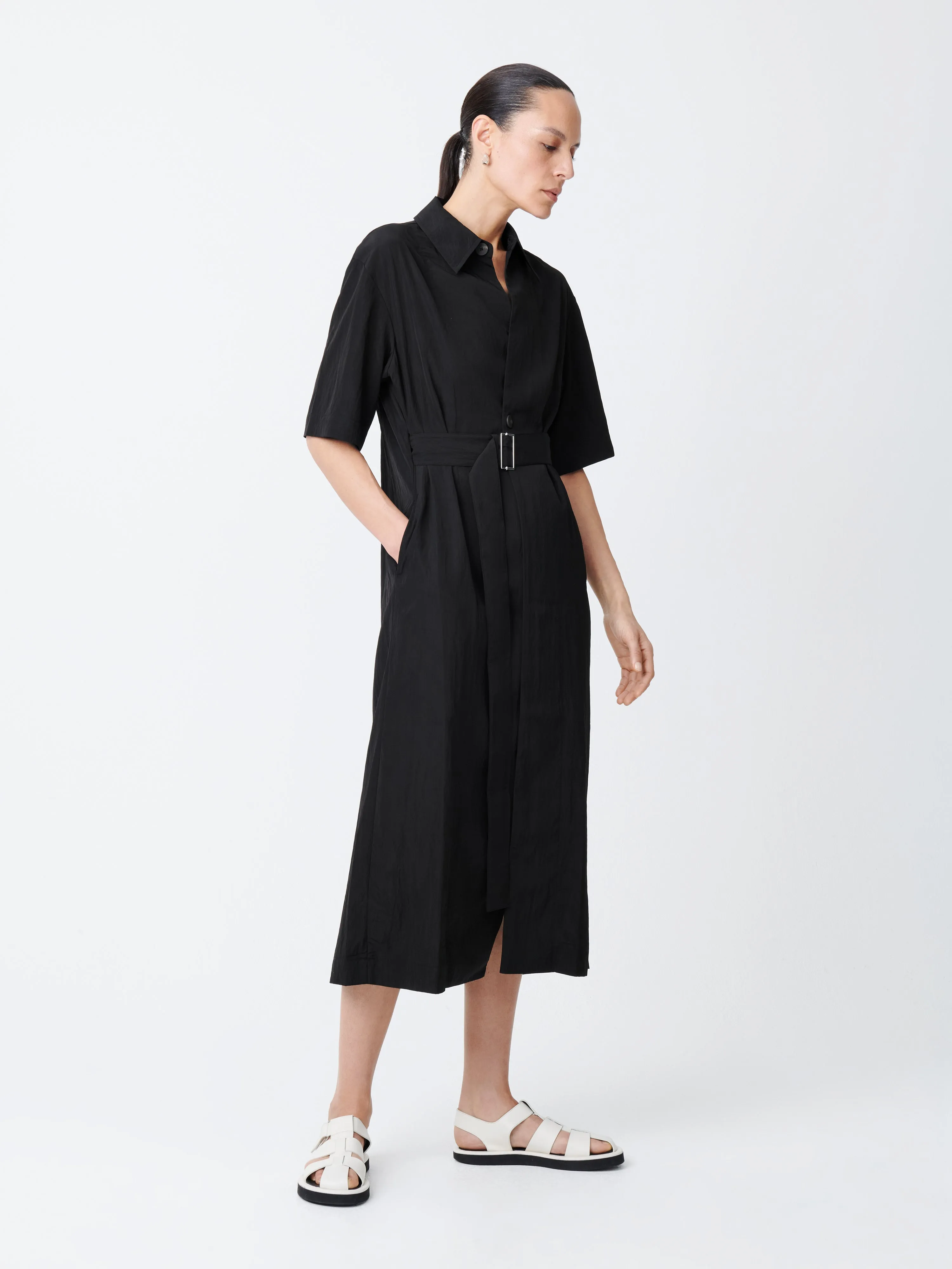 Arden Dress in Black sold by Studio Nicholson product image thumbnail 3