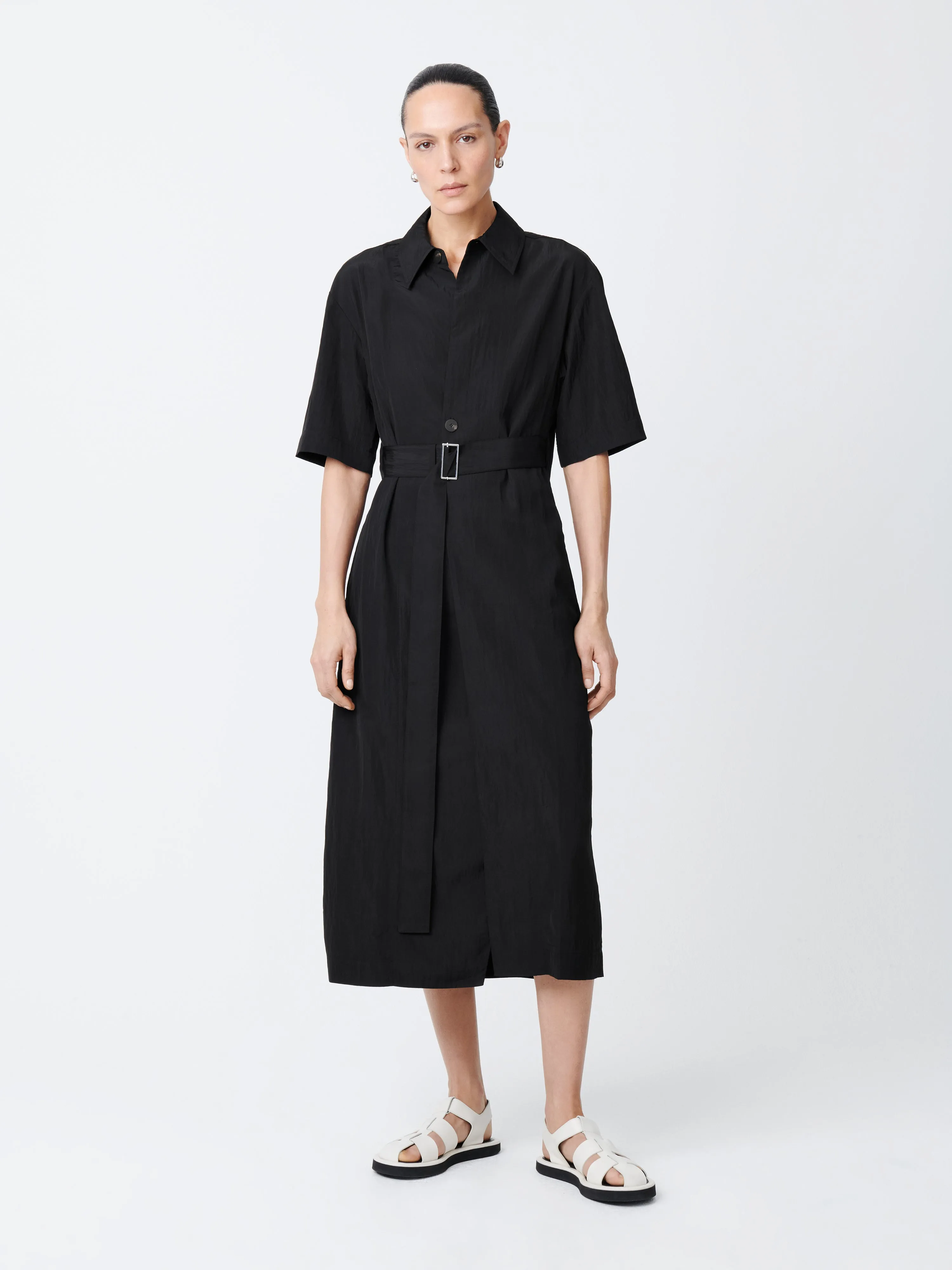 Arden Dress in Black sold by Studio Nicholson