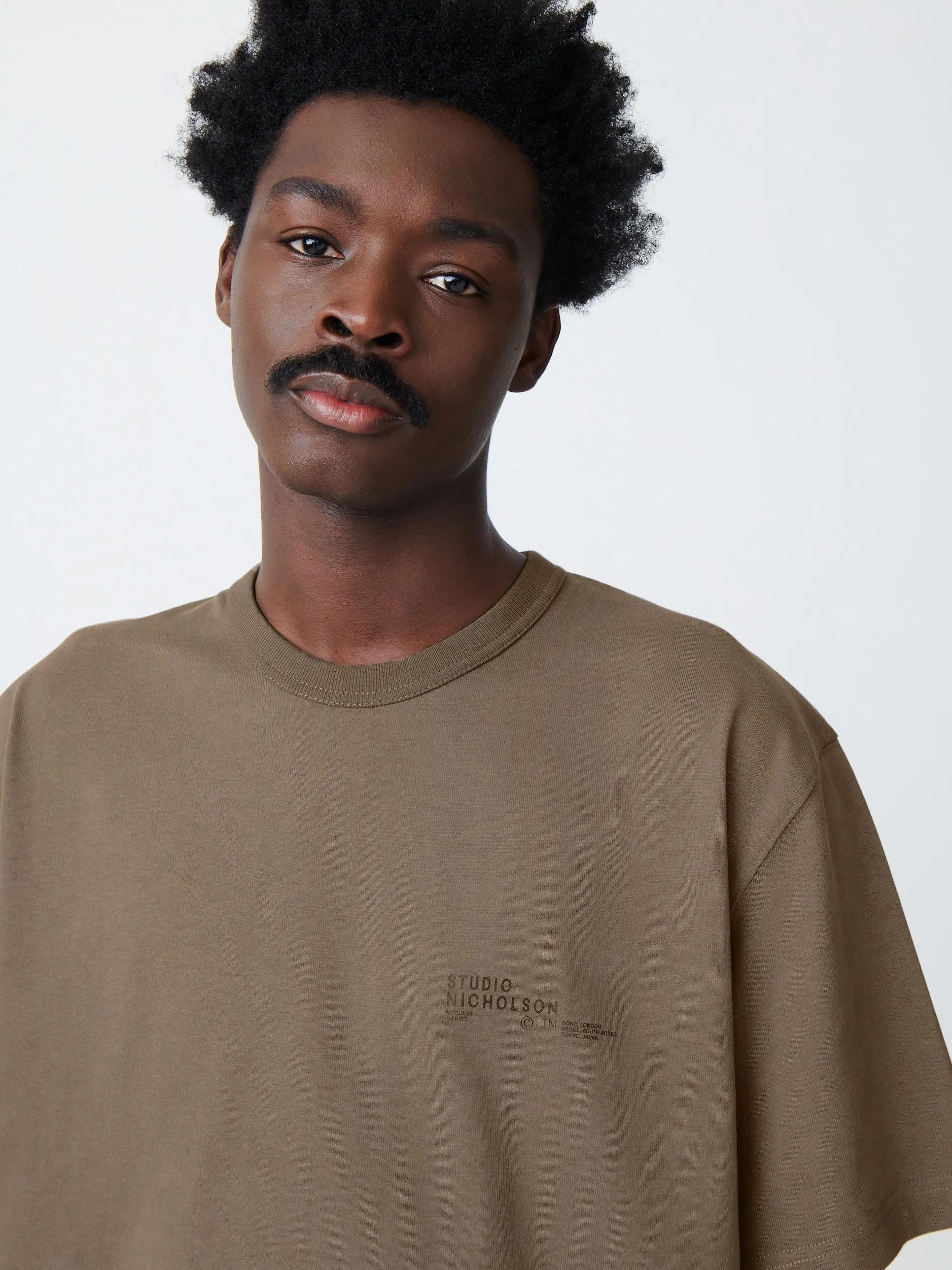 Module T-Shirt in Rock sold by Studio Nicholson product image thumbnail 5