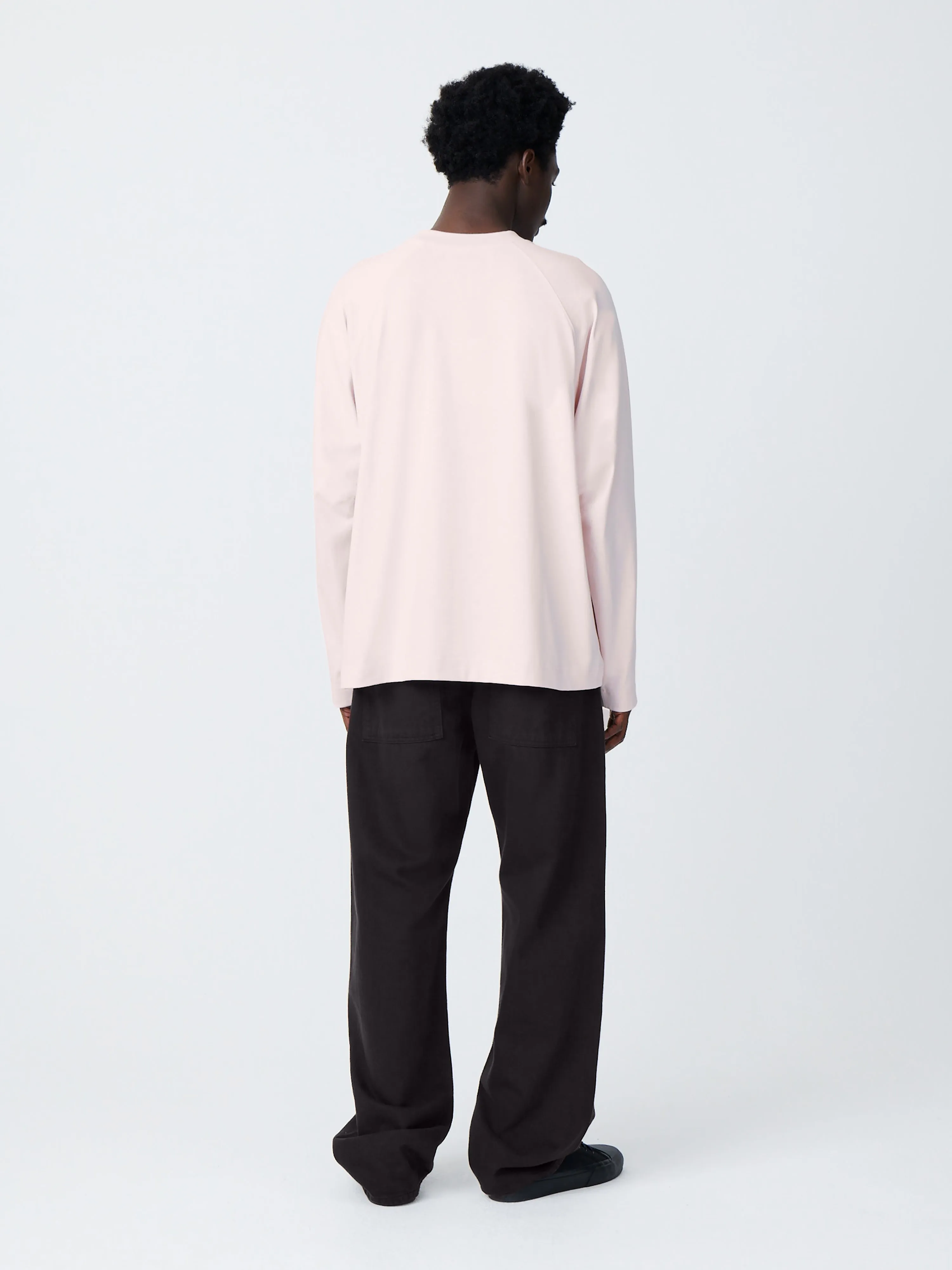 Platt T-Shirt in Miami Pink sold by Studio Nicholson product image thumbnail 3