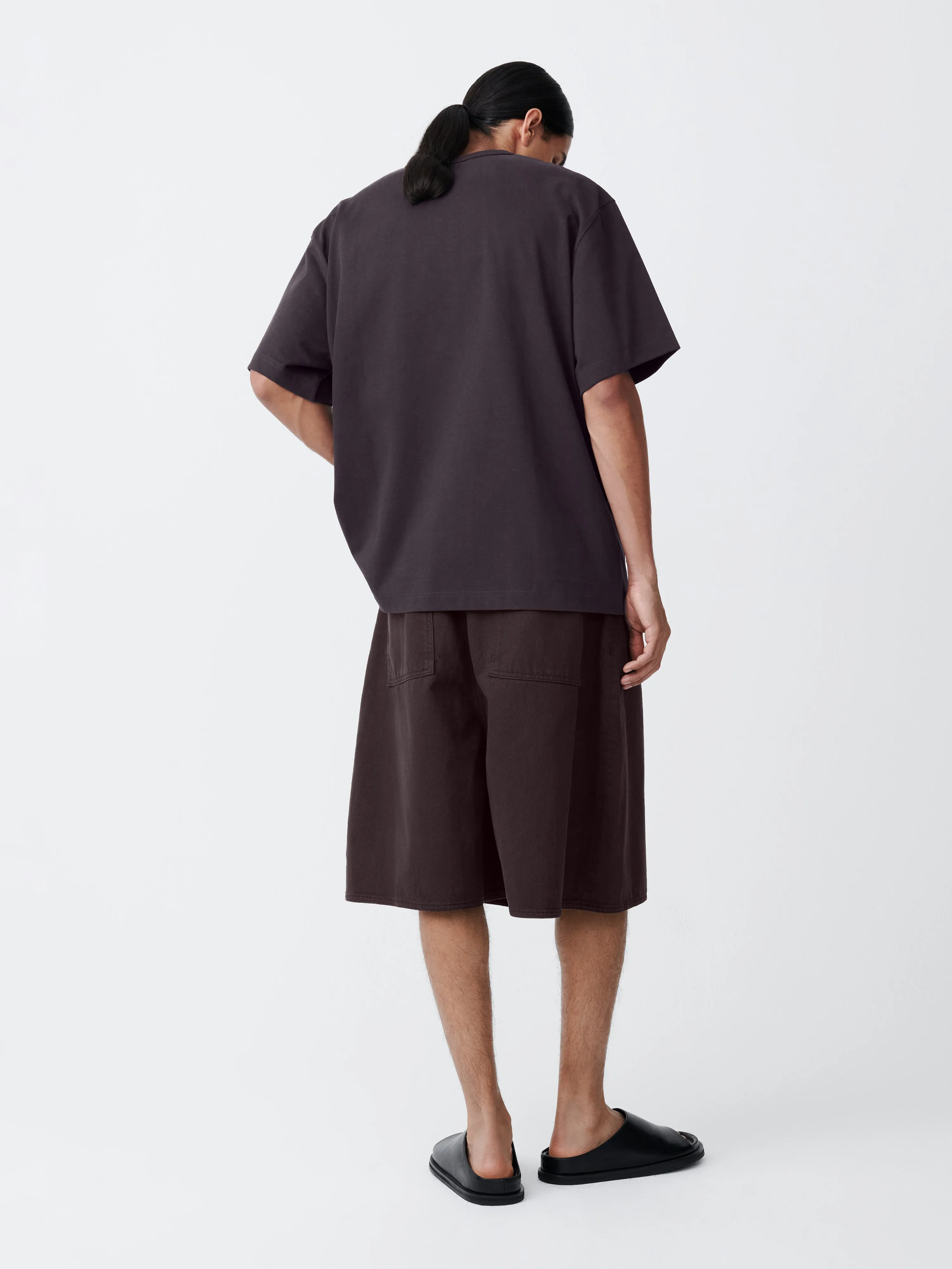 Module T-Shirt in Black Grape sold by Studio Nicholson product image thumbnail 4