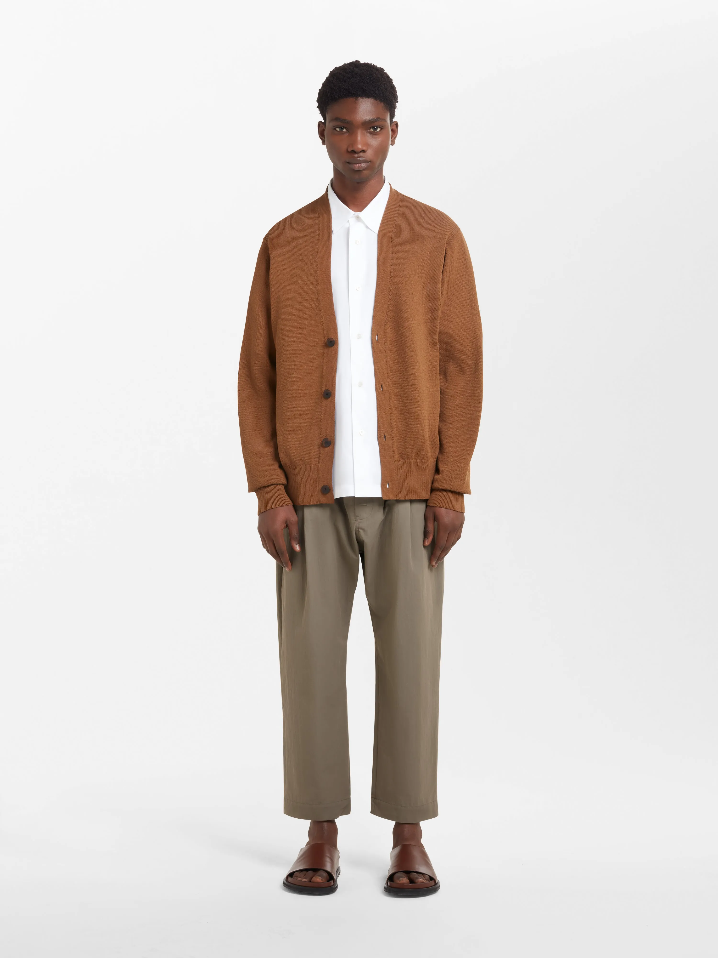 Gentile Pant in Fatigue sold by Studio Nicholson