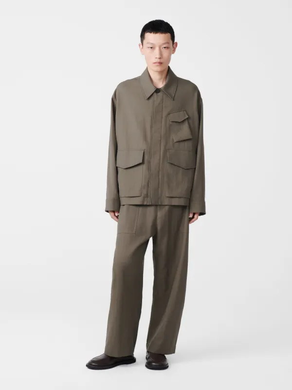 Nate Jacket in Fossil made by Studio Nicholson