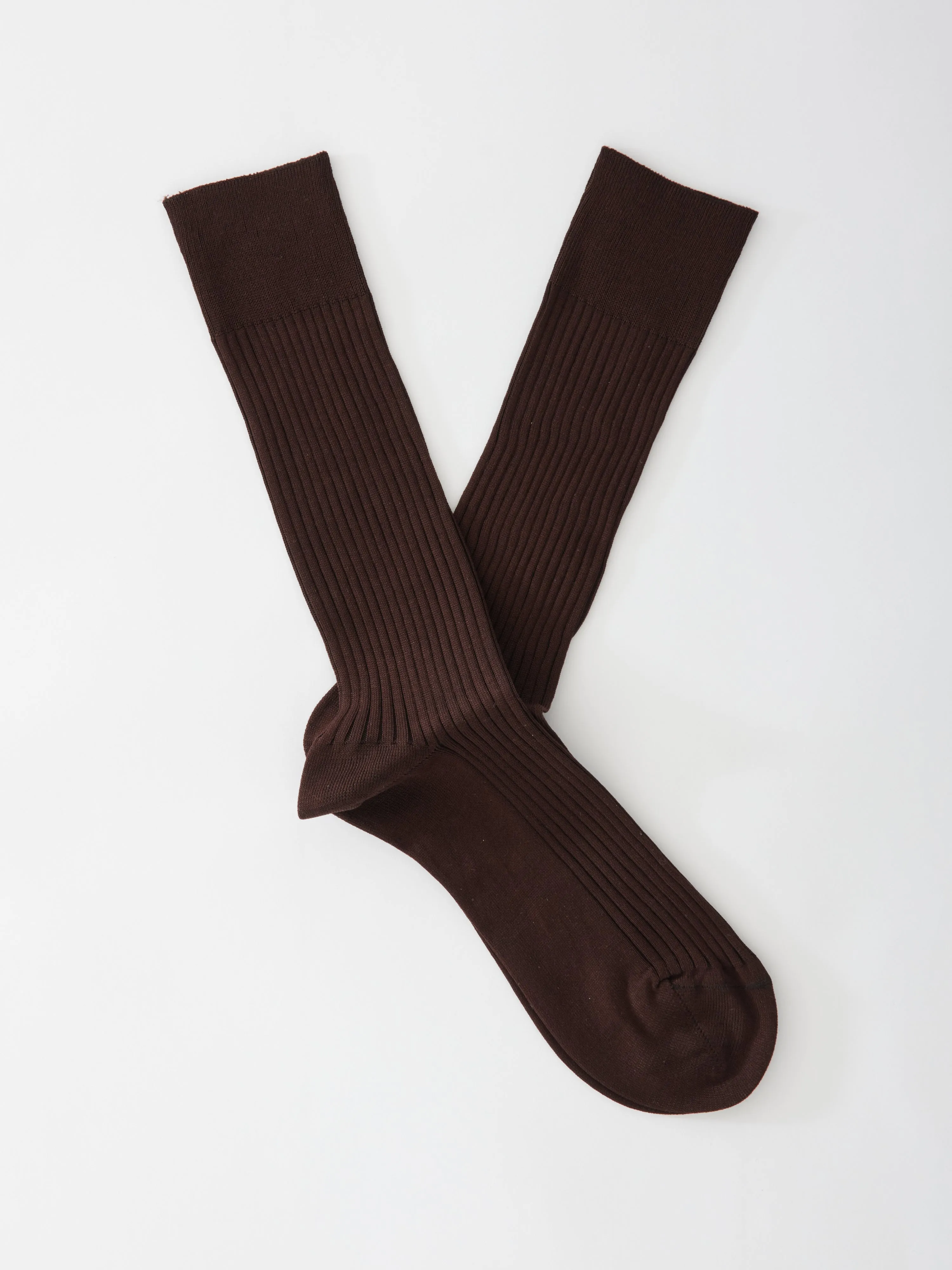Neffi Socks in Chocolate sold by Studio Nicholson product image thumbnail 2