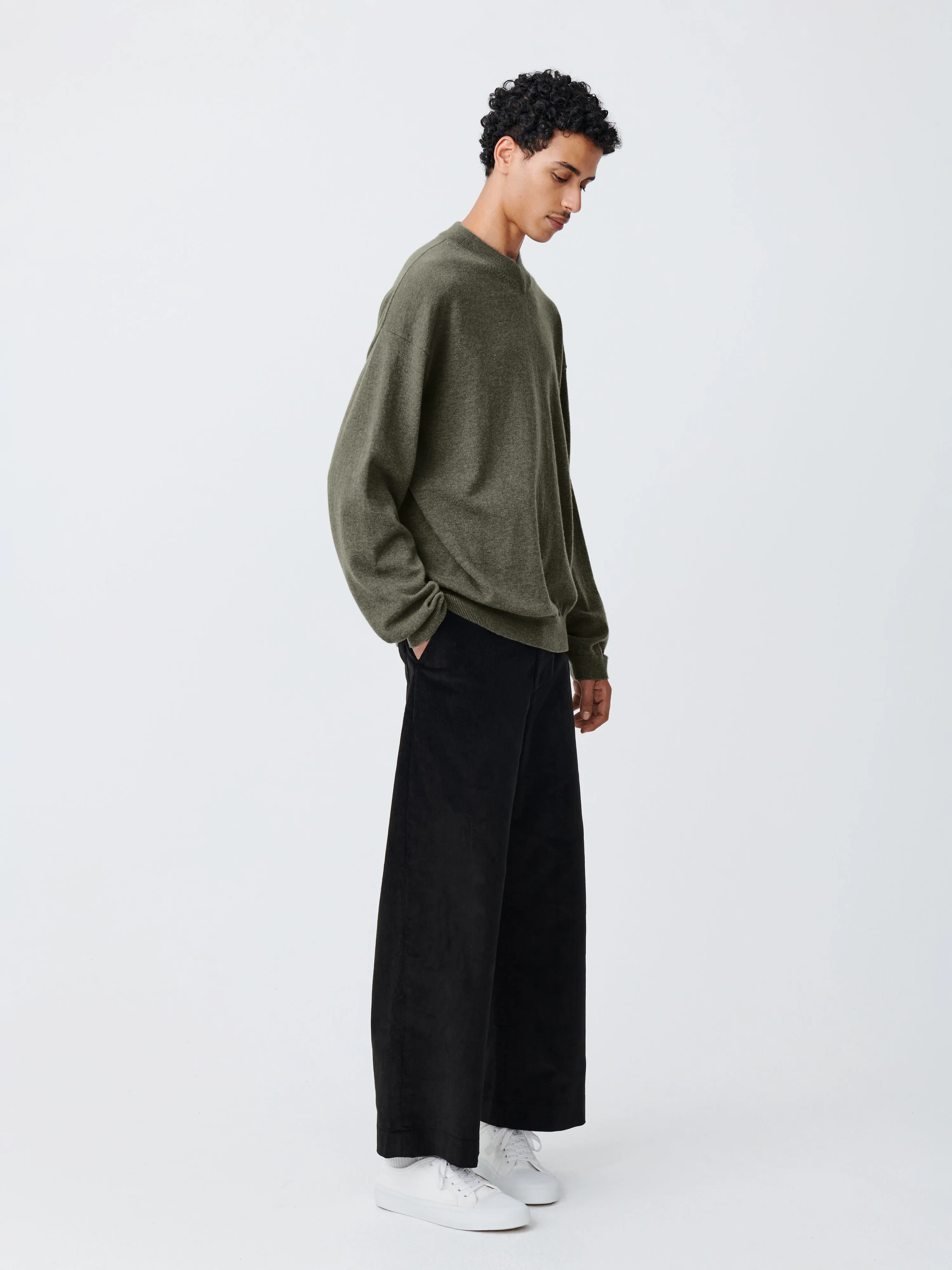 Roth Knit in Moss sold by Studio Nicholson product image thumbnail 3
