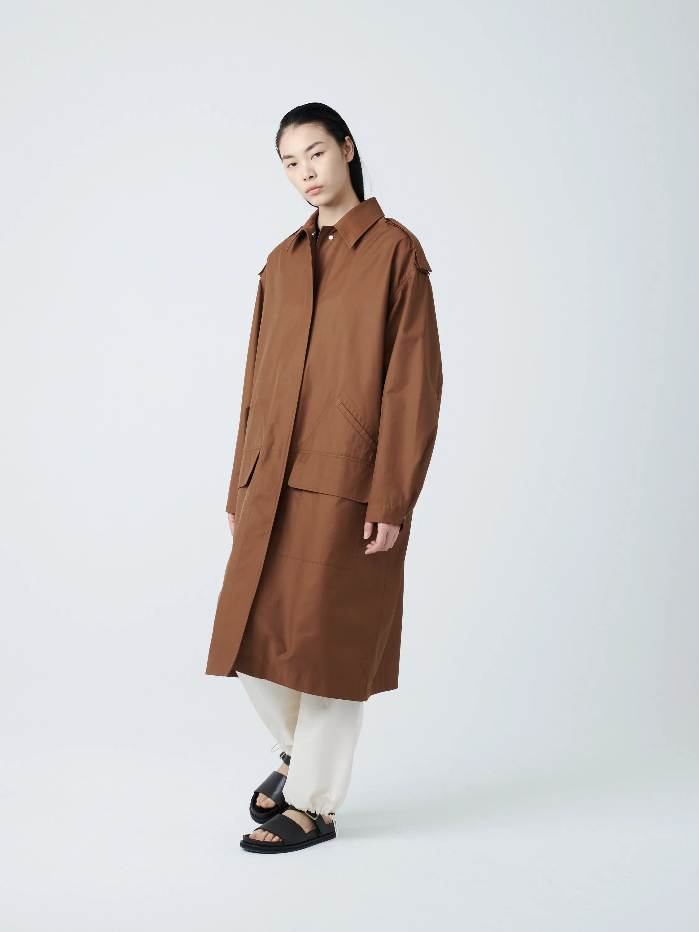 Diphu Coat in Madras sold by Studio Nicholson product image thumbnail 5