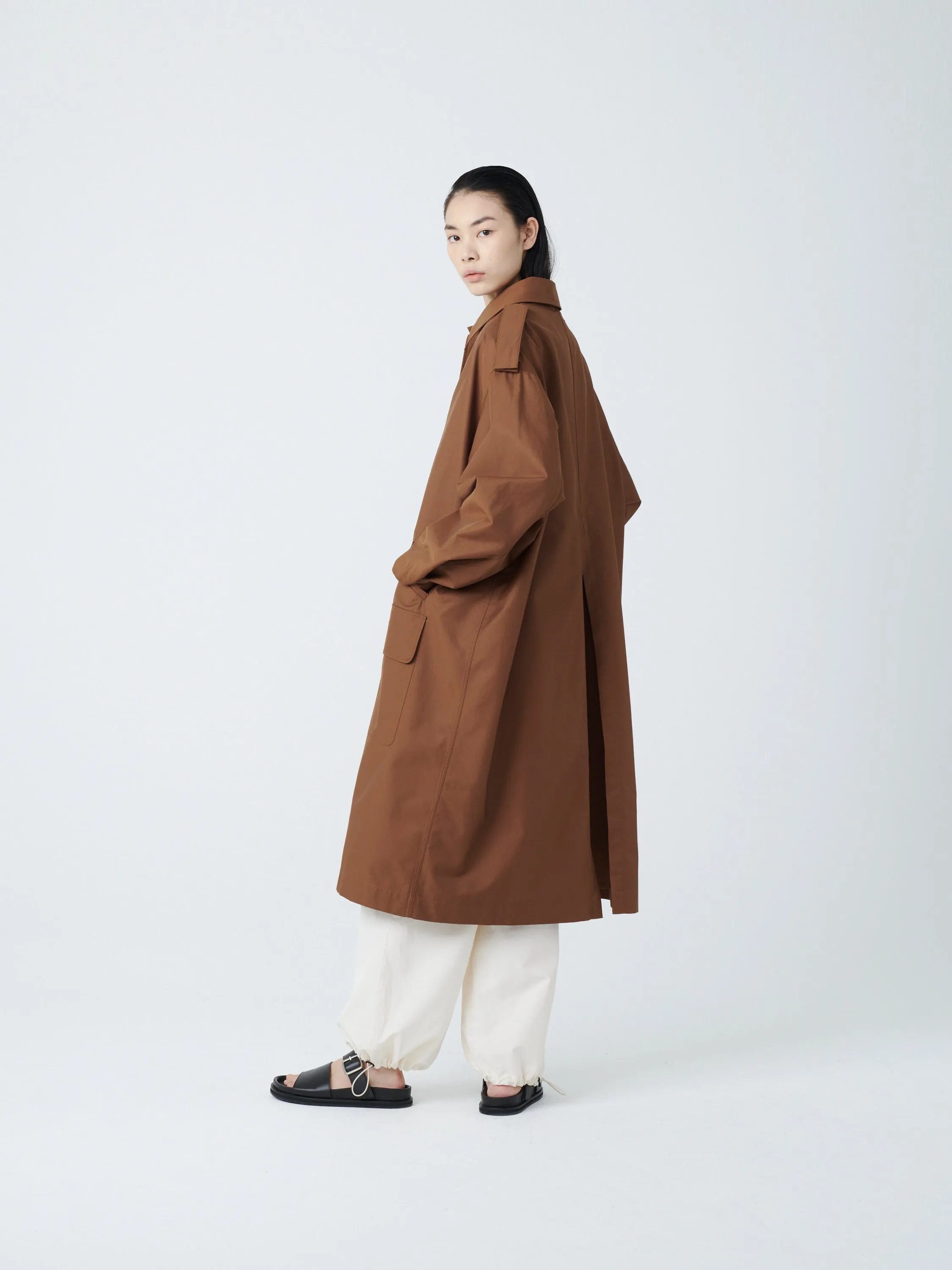 Diphu Coat in Madras sold by Studio Nicholson product image thumbnail 3