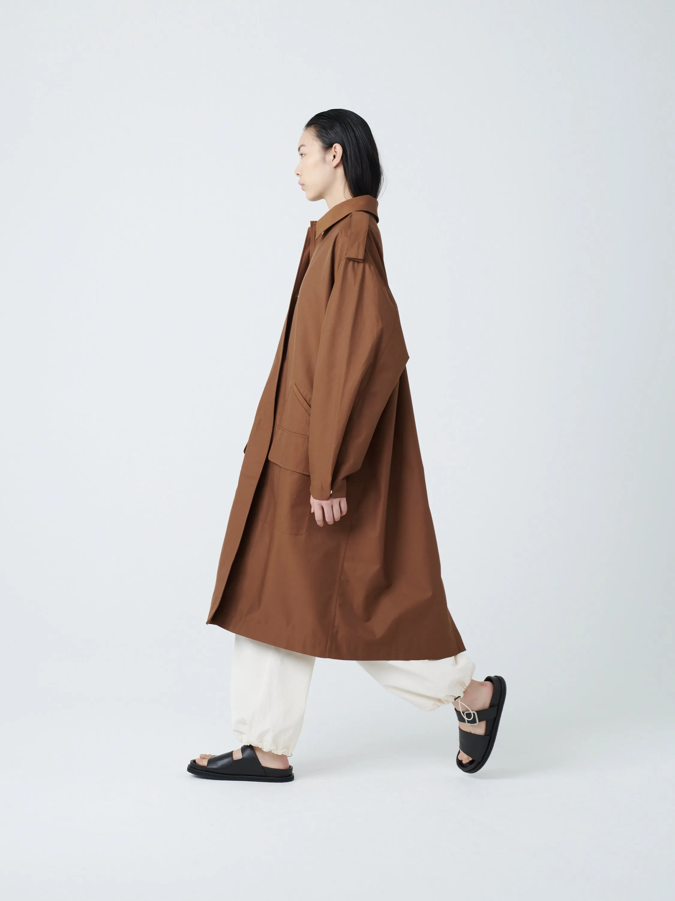 Diphu Coat in Madras sold by Studio Nicholson product image thumbnail 4