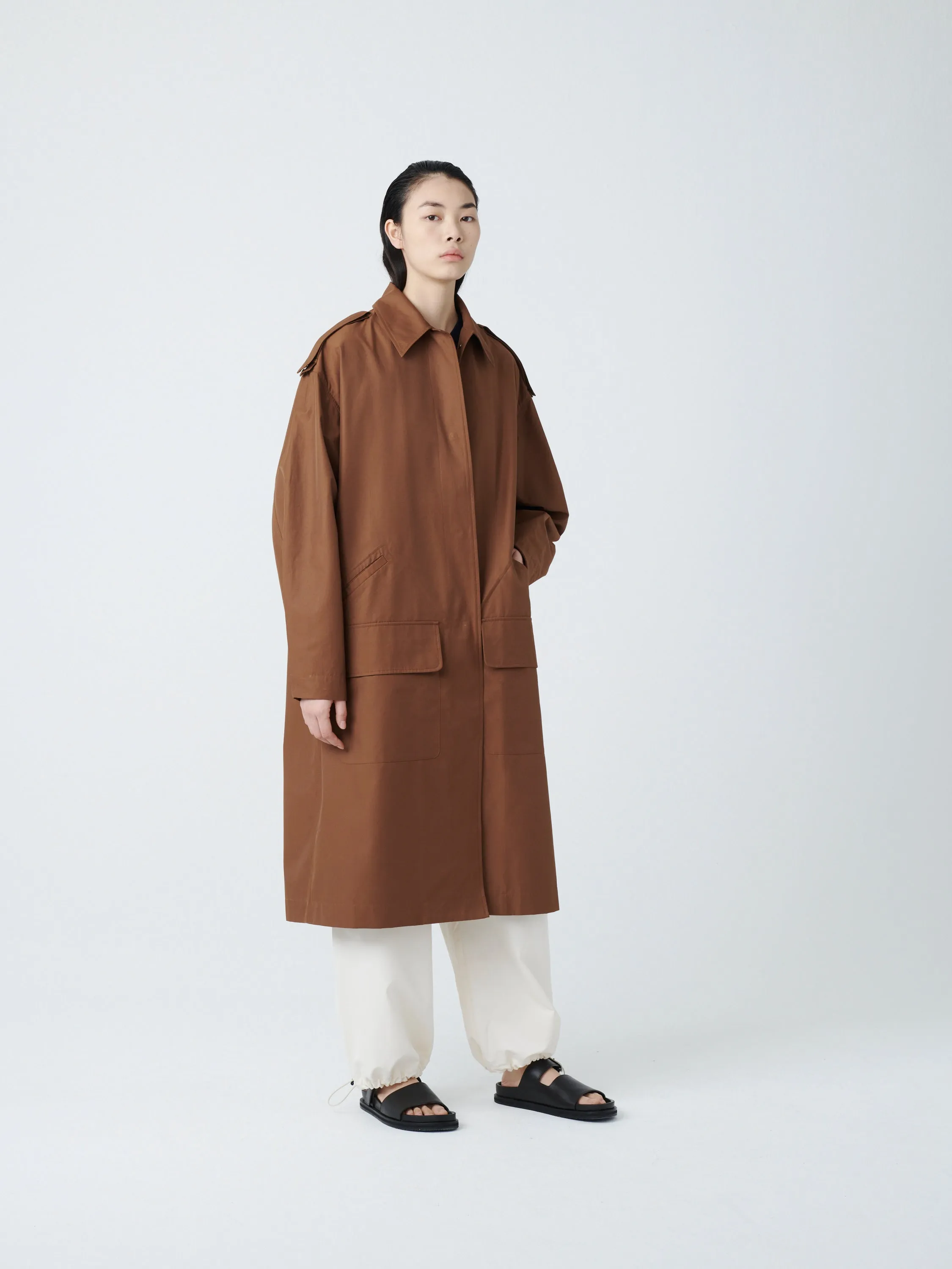 Diphu Coat in Madras sold by Studio Nicholson product image thumbnail 2