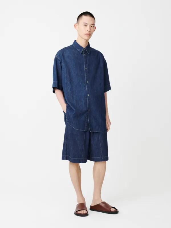 Sorono Denim Shirt in Indigo sold by Studio Nicholson