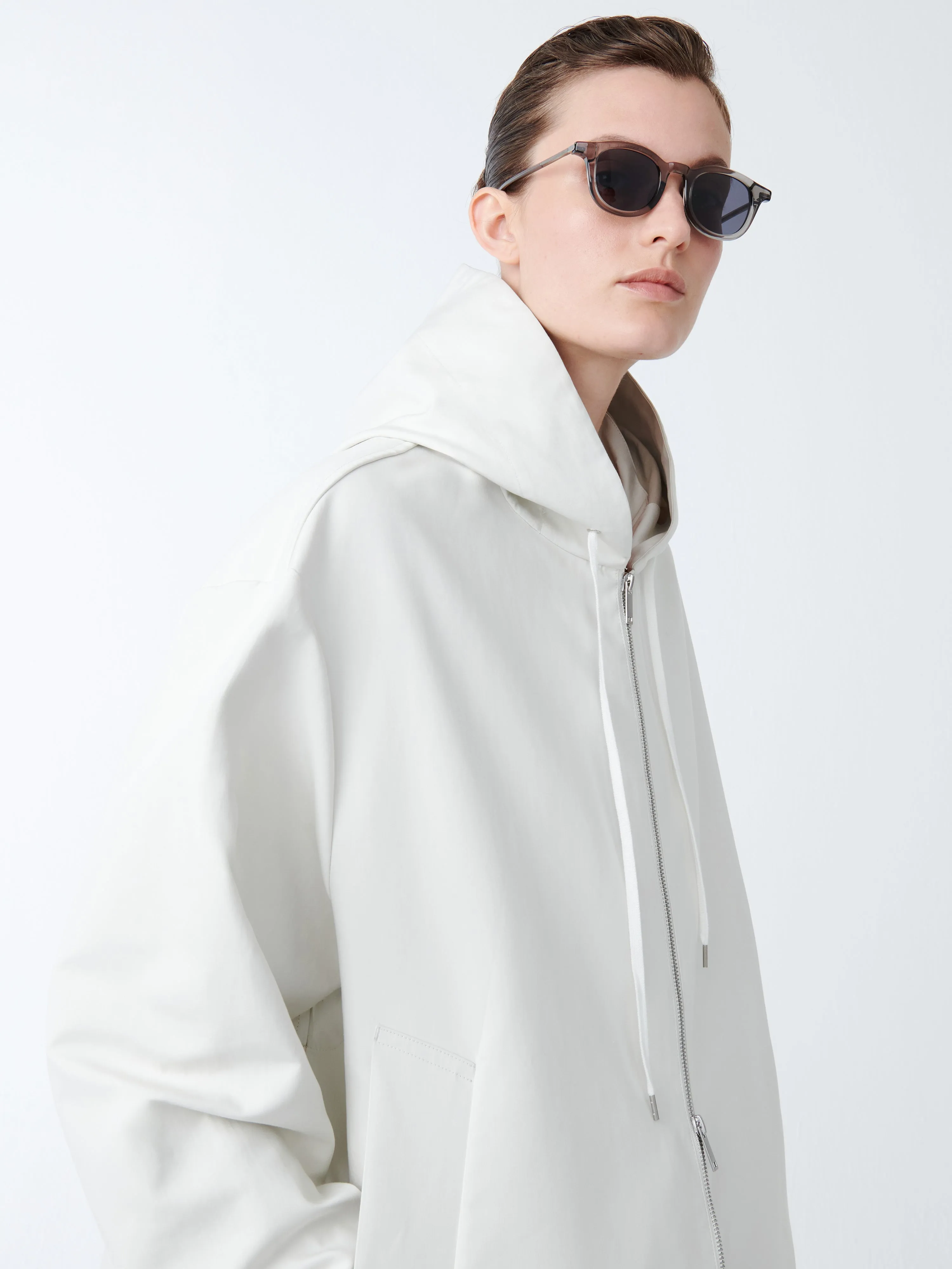 Kumiki Sunglasses in Grey Clear sold by Studio Nicholson