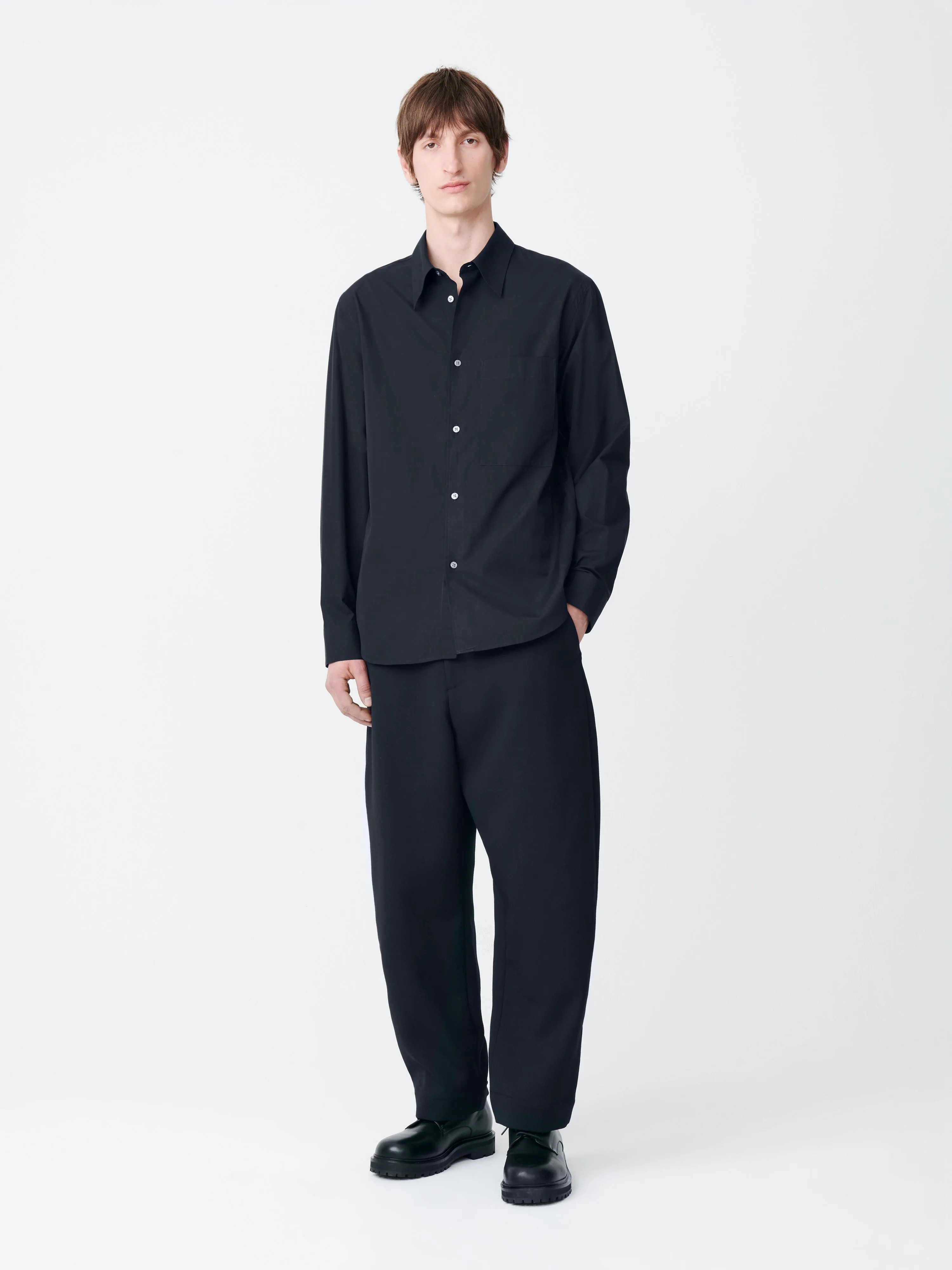 Foxe Shirt in Darkest Navy sold by Studio Nicholson product image thumbnail 2