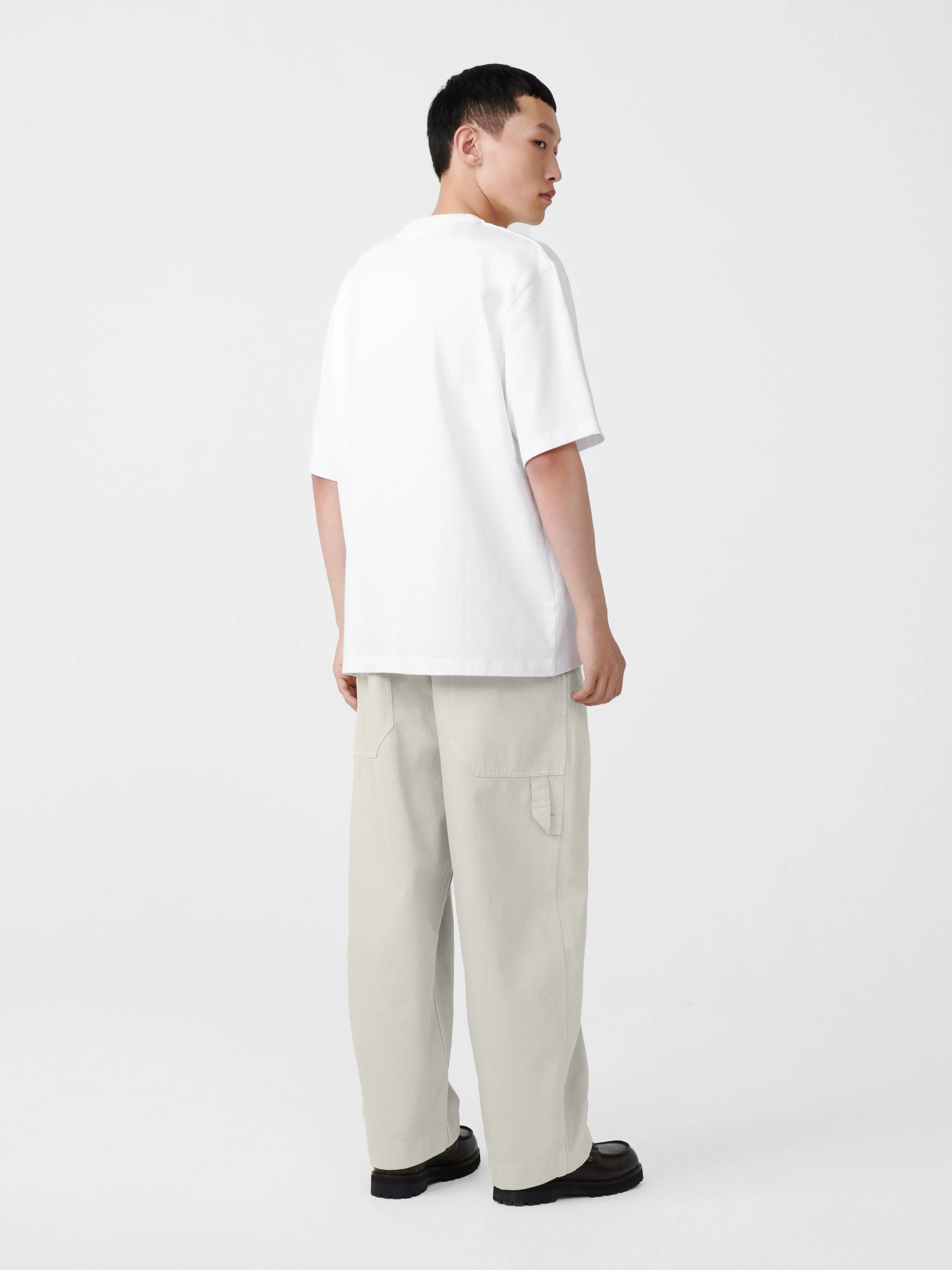 Bridges Denim Pant in Bone Grey sold by Studio Nicholson product image thumbnail 3