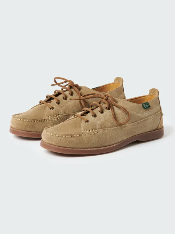 SN x Paraboot Malibu Shoe in Green sold by Studio Nicholson