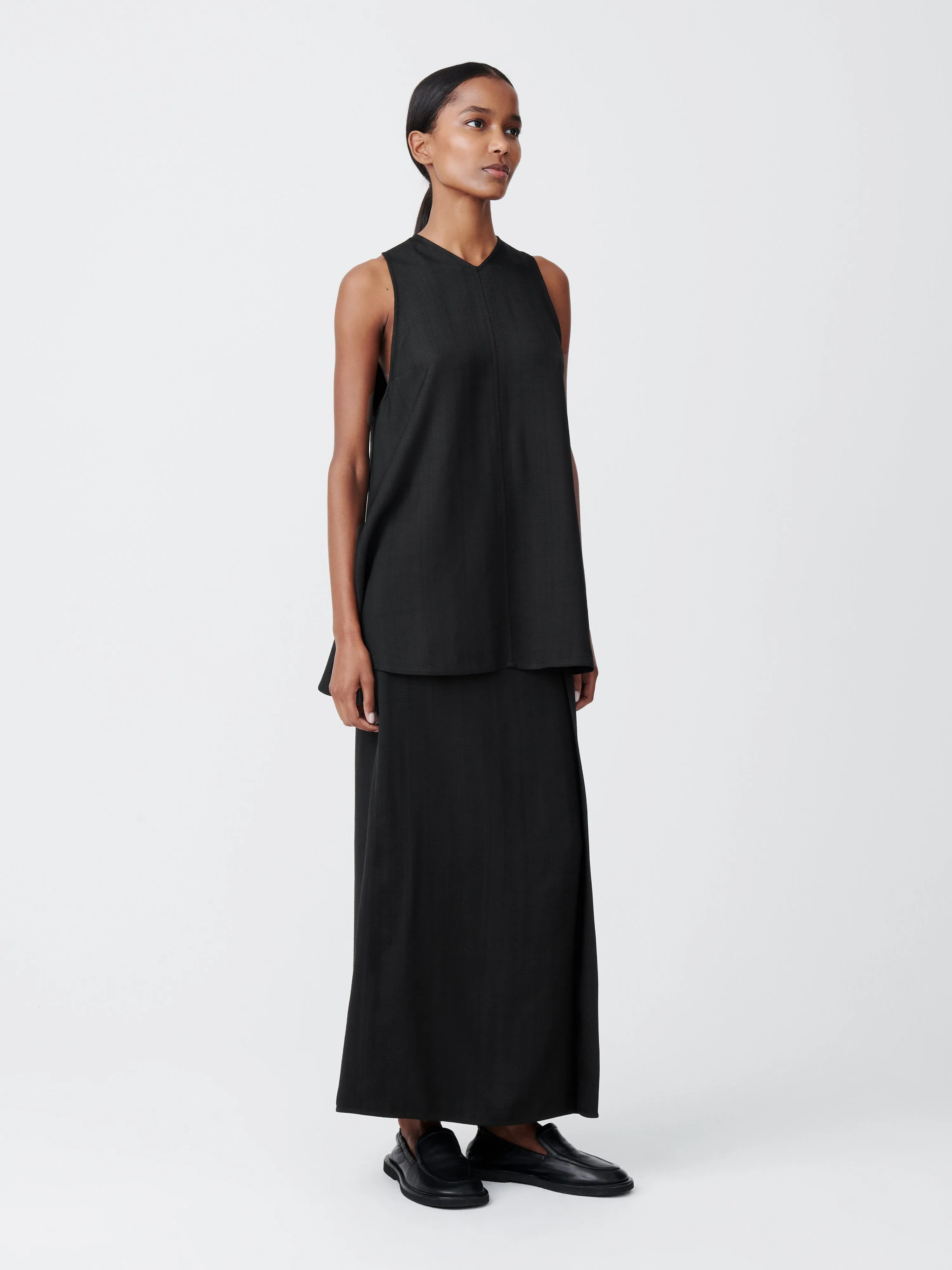 Forres Top in Black sold by Studio Nicholson product image thumbnail 3