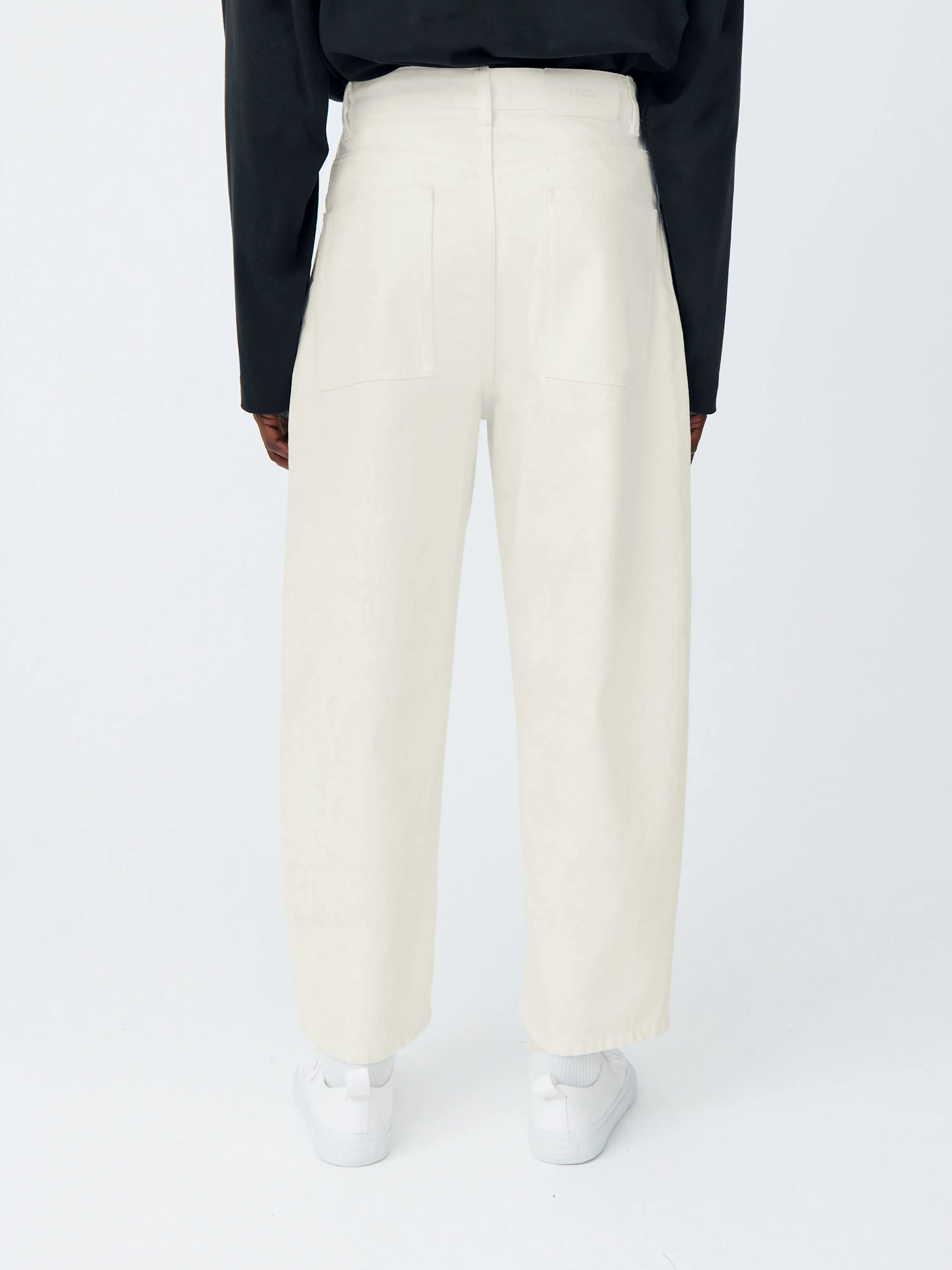 Paolo Denim Pant in Parchment sold by Studio Nicholson product image thumbnail 5