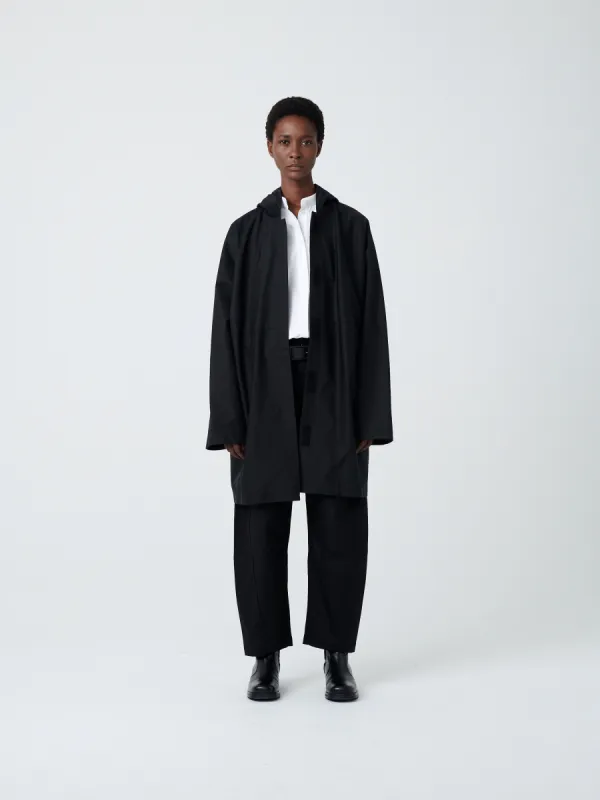 Impala Coat in Black made by Studio Nicholson