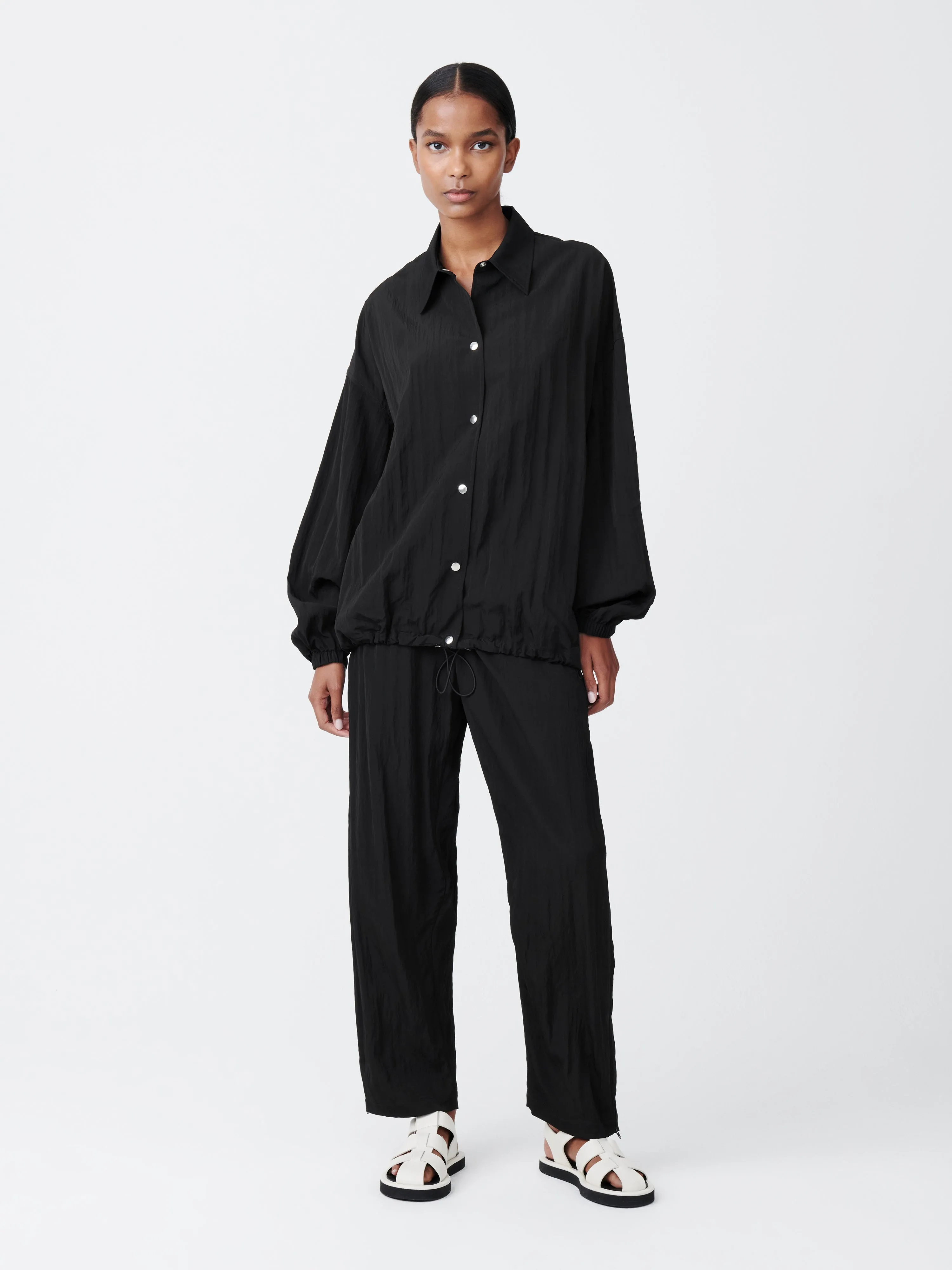 Sprung Jacket in Black sold by Studio Nicholson product image thumbnail 2