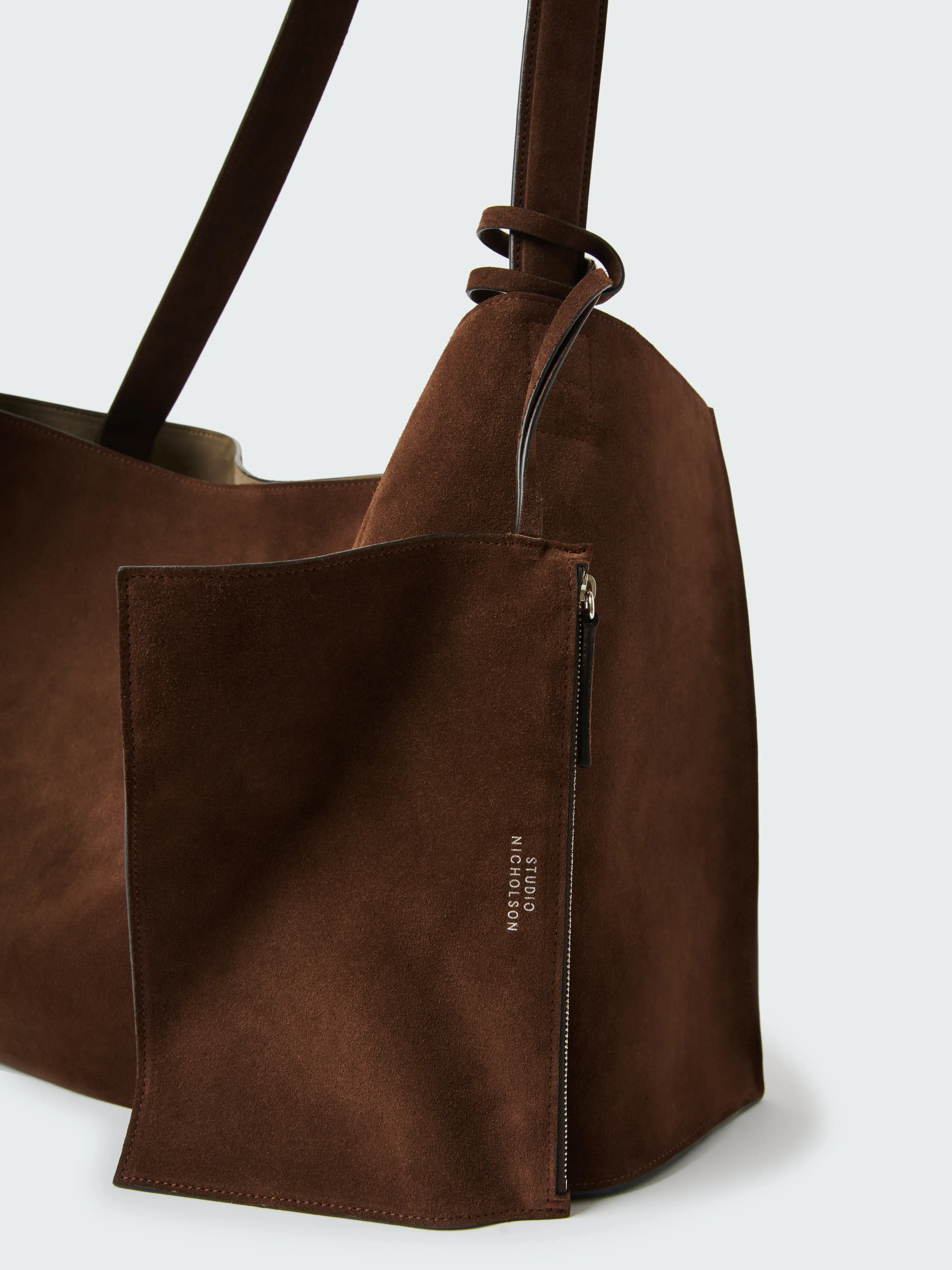 Doublet Suede Bag in Cocoa sold by Studio Nicholson product image thumbnail 5
