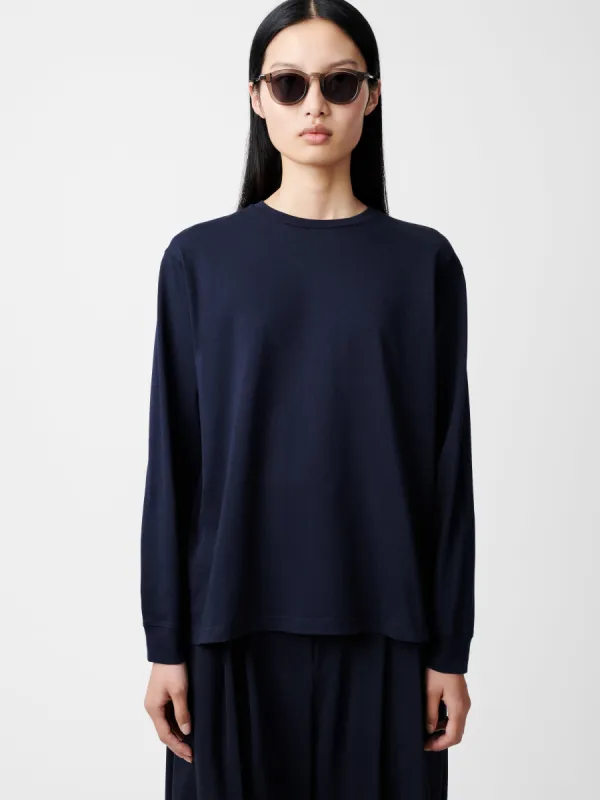 Simmons T-Shirt in Darkest Navy made by Studio Nicholson