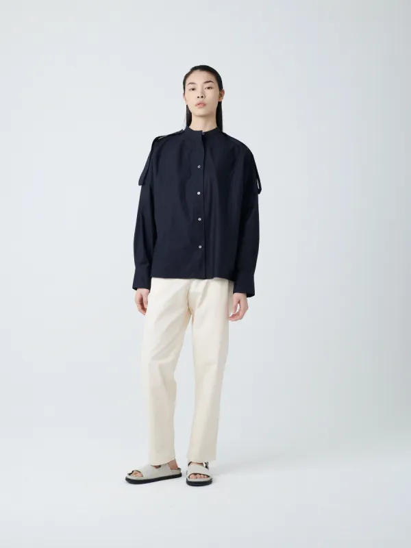 Neptune Shirt in Darkest Navy sold by Studio Nicholson