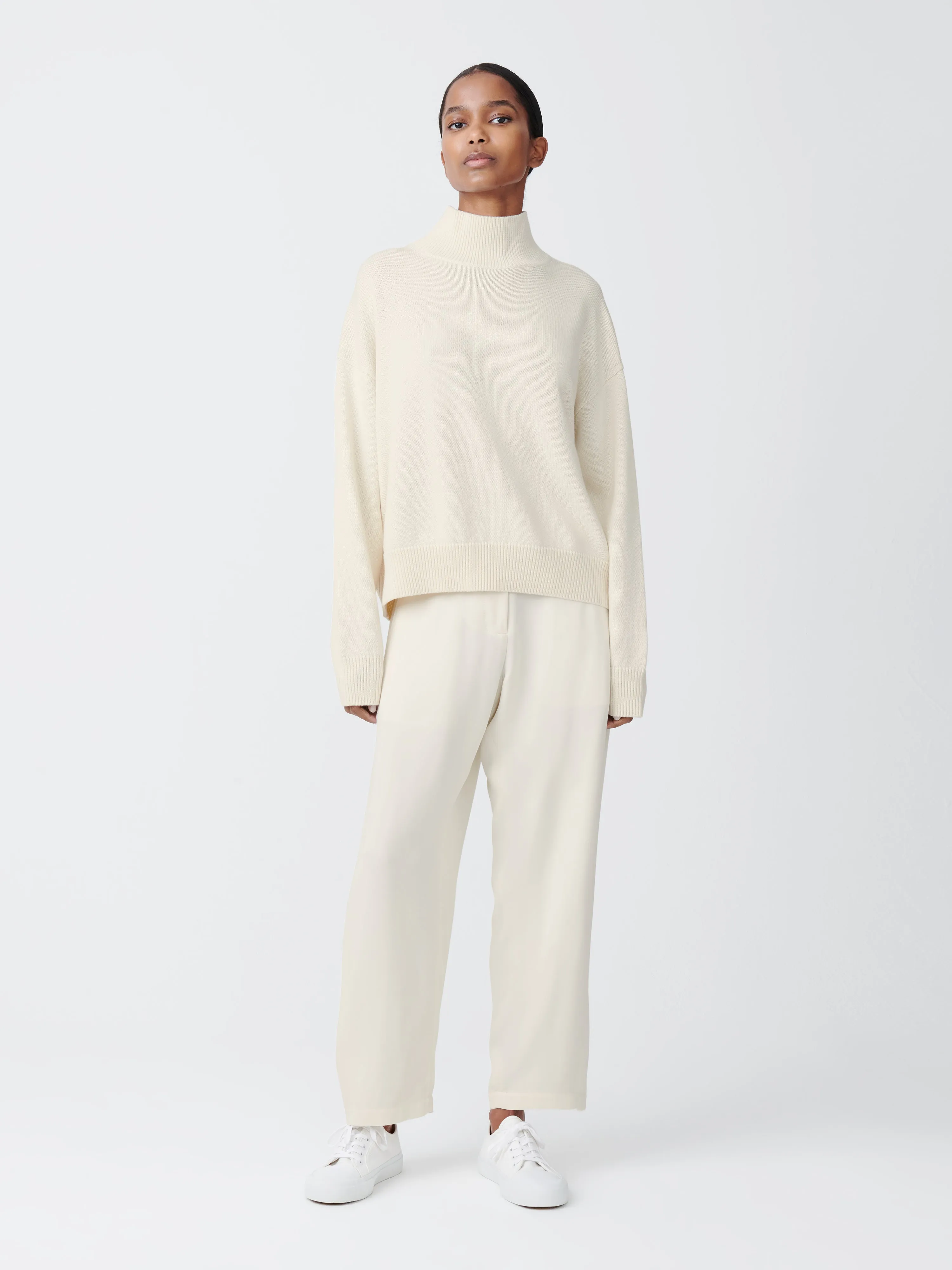 Awe Pant in Parchment sold by Studio Nicholson